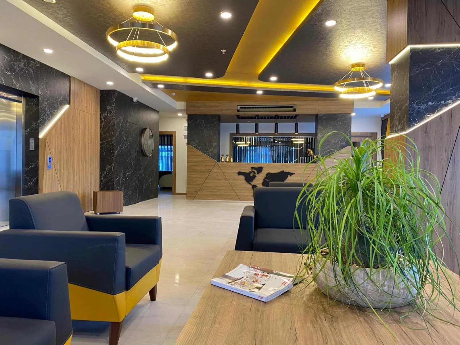 Lobby or reception in Golden World Suite Hotel