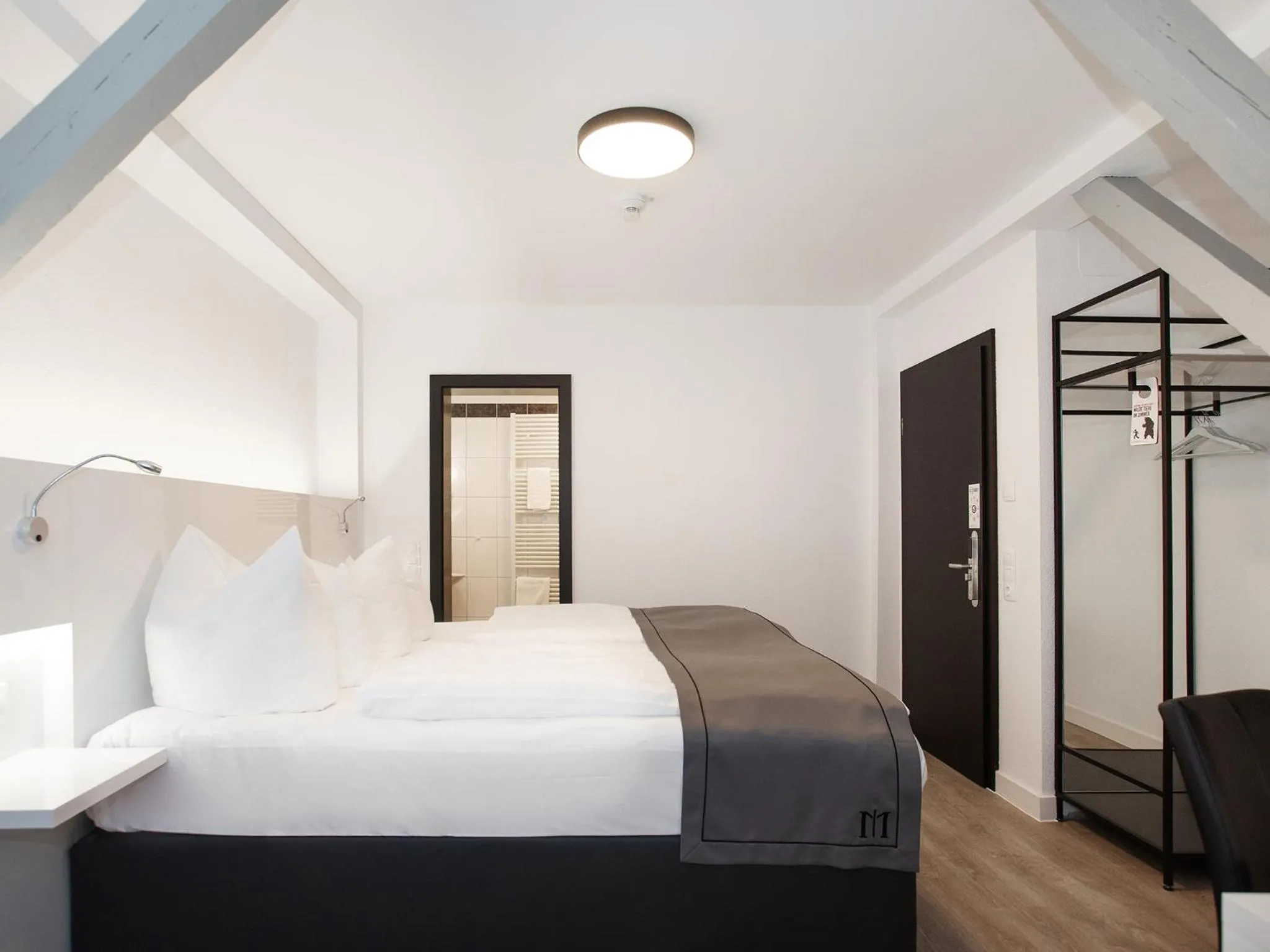 Photo of the whole room, Bed in DORMERO Hotel Worms