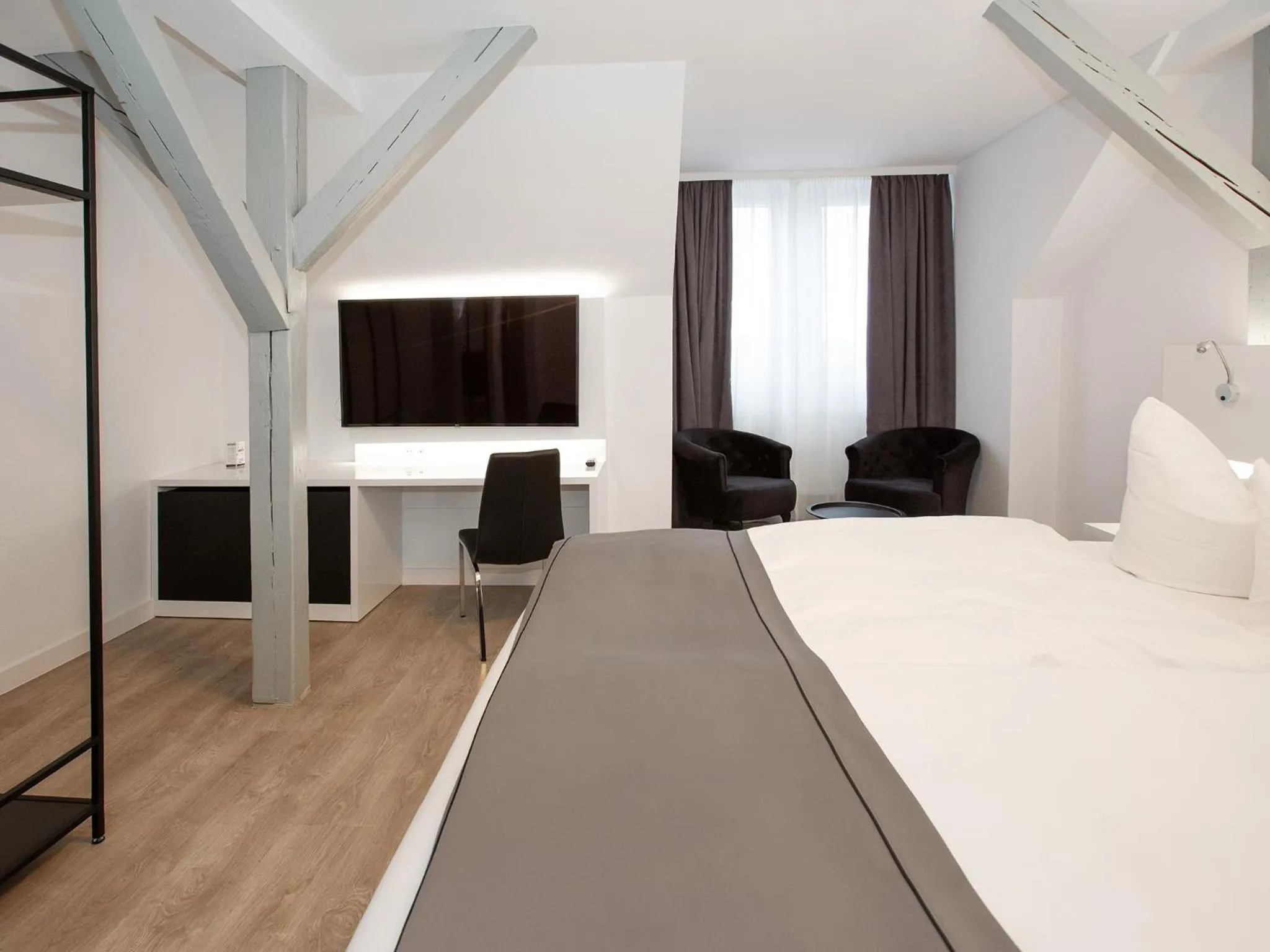 Photo of the whole room, Bed in DORMERO Hotel Worms