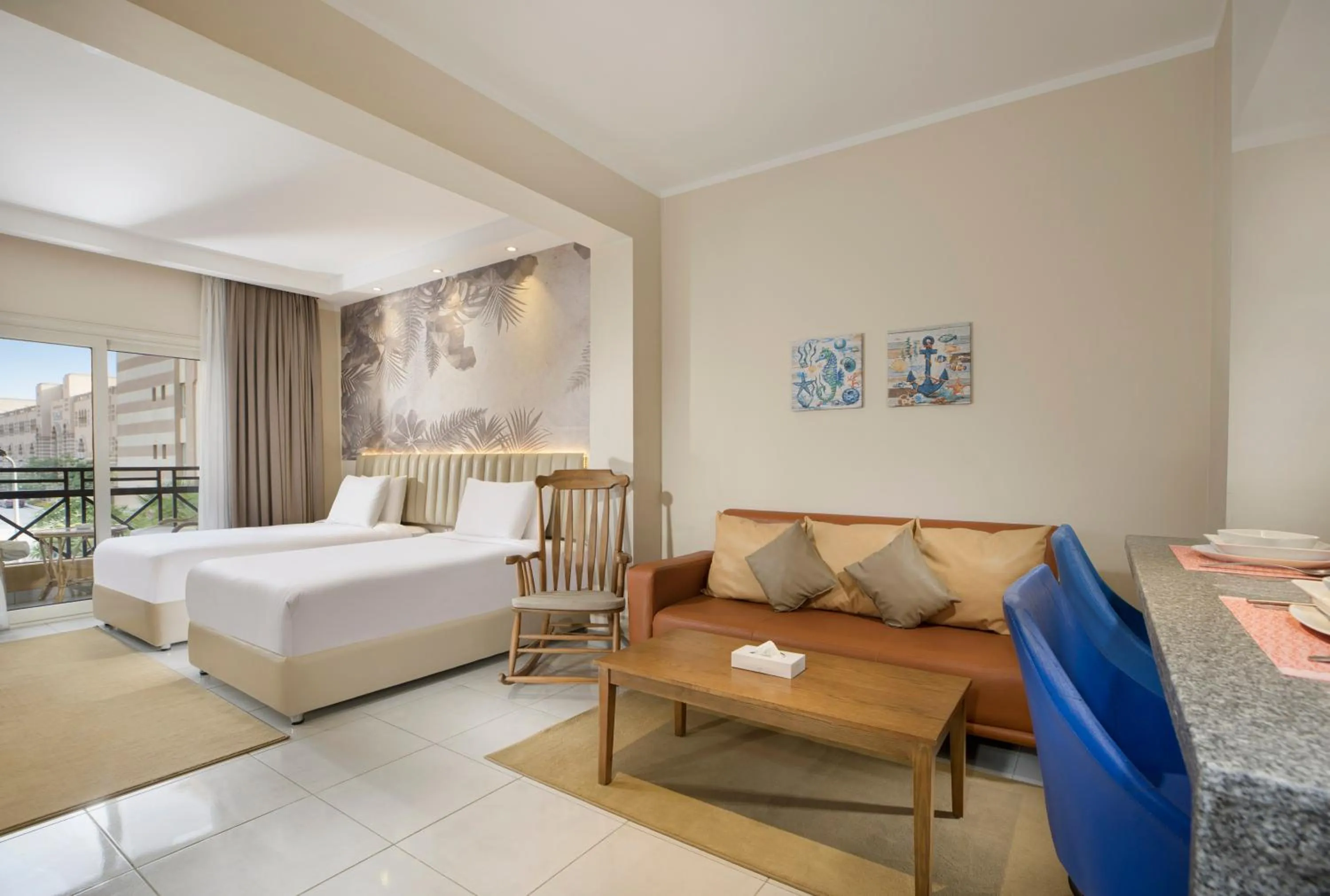 Bed in Vibotel Residence Hotel Apartments