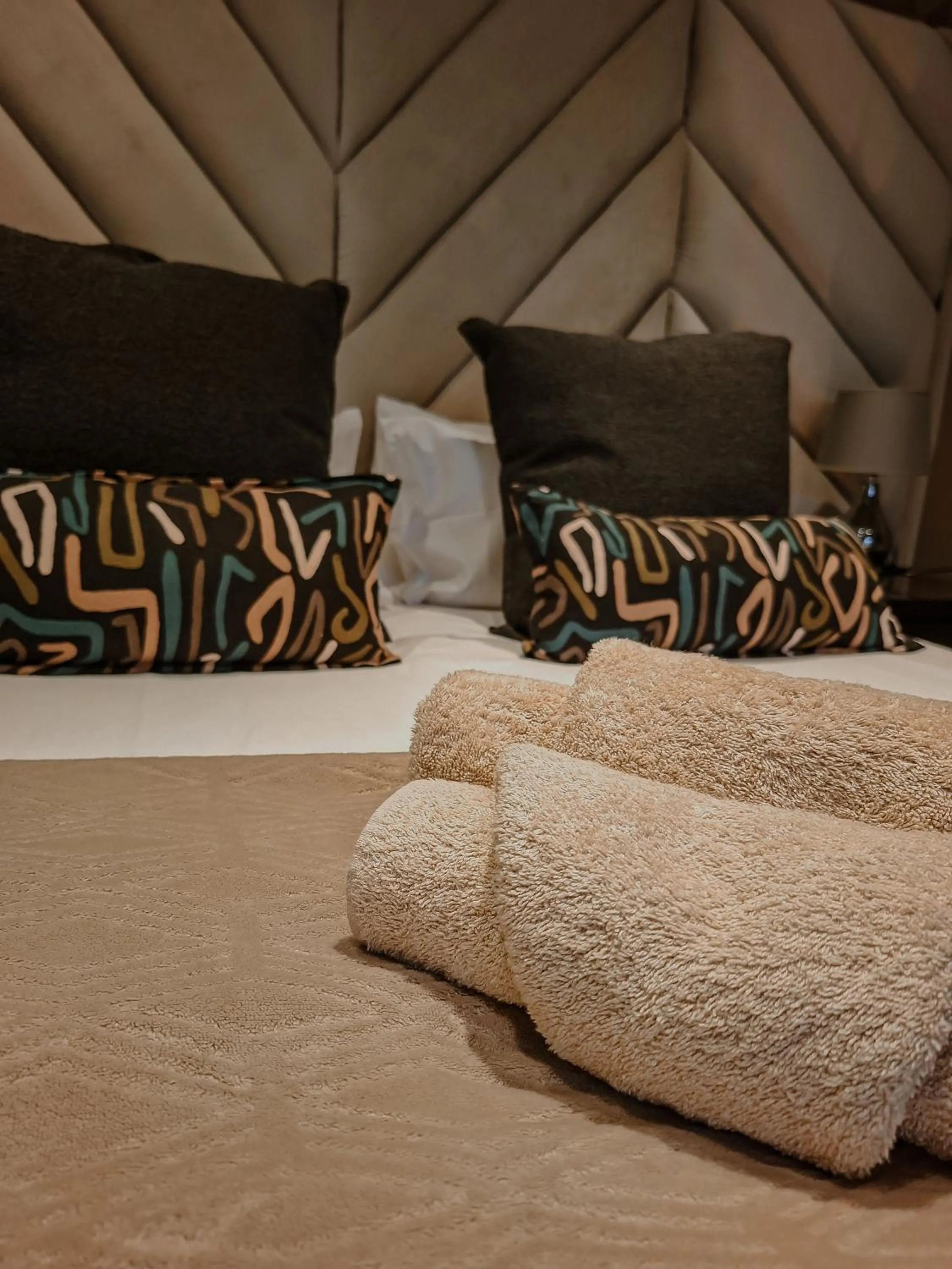 Decorative detail, Bed in Potch Manor Guest House