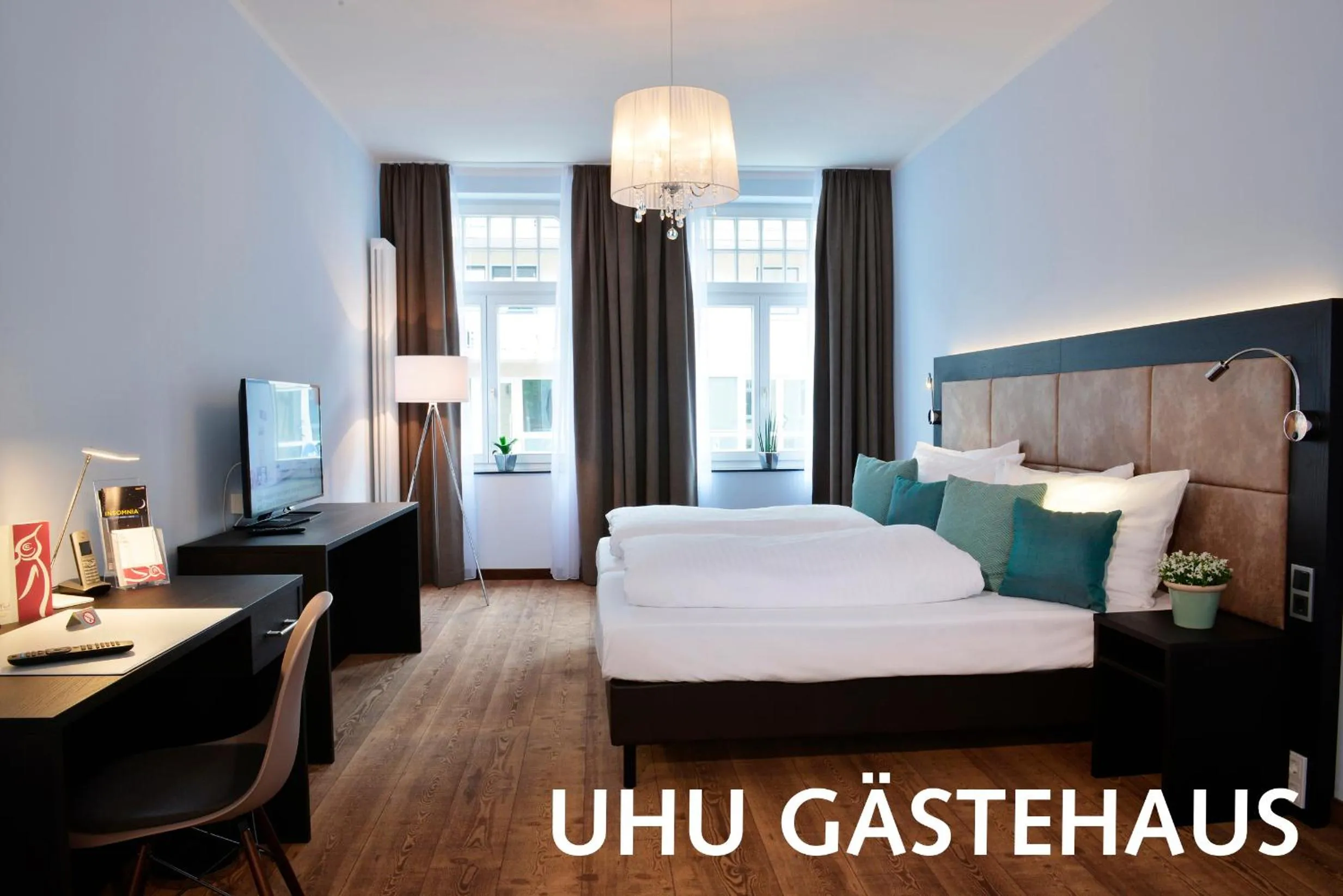 Bed in Hotel Uhu Garni - Superior