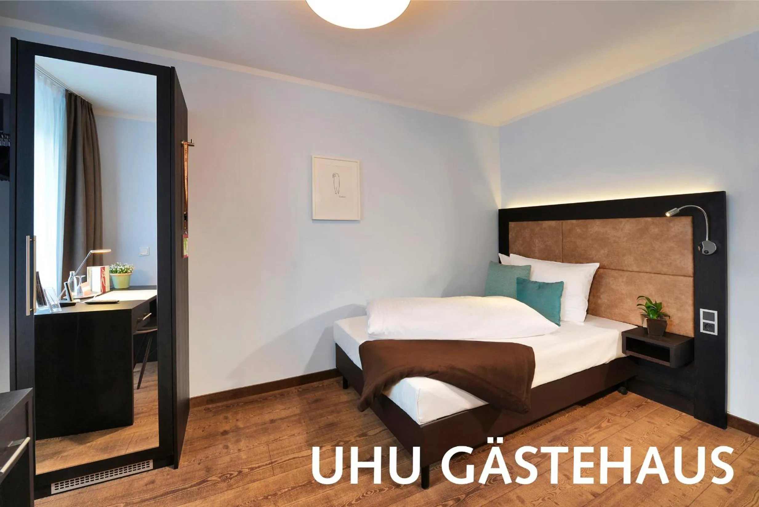 Bed in Hotel Uhu Garni - Superior