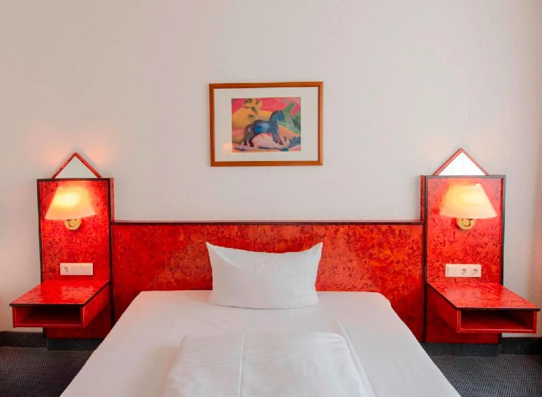 Bed in Trip Inn Hotel Minerva Frankfurt