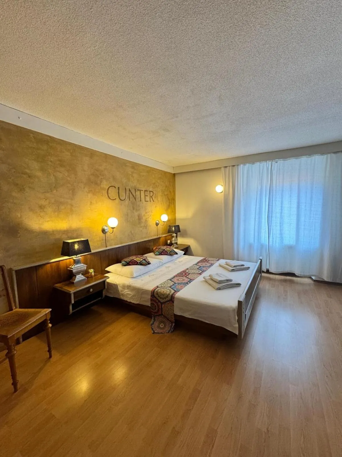 Bedroom, Bed in Hotel Post Cunter Biancardi