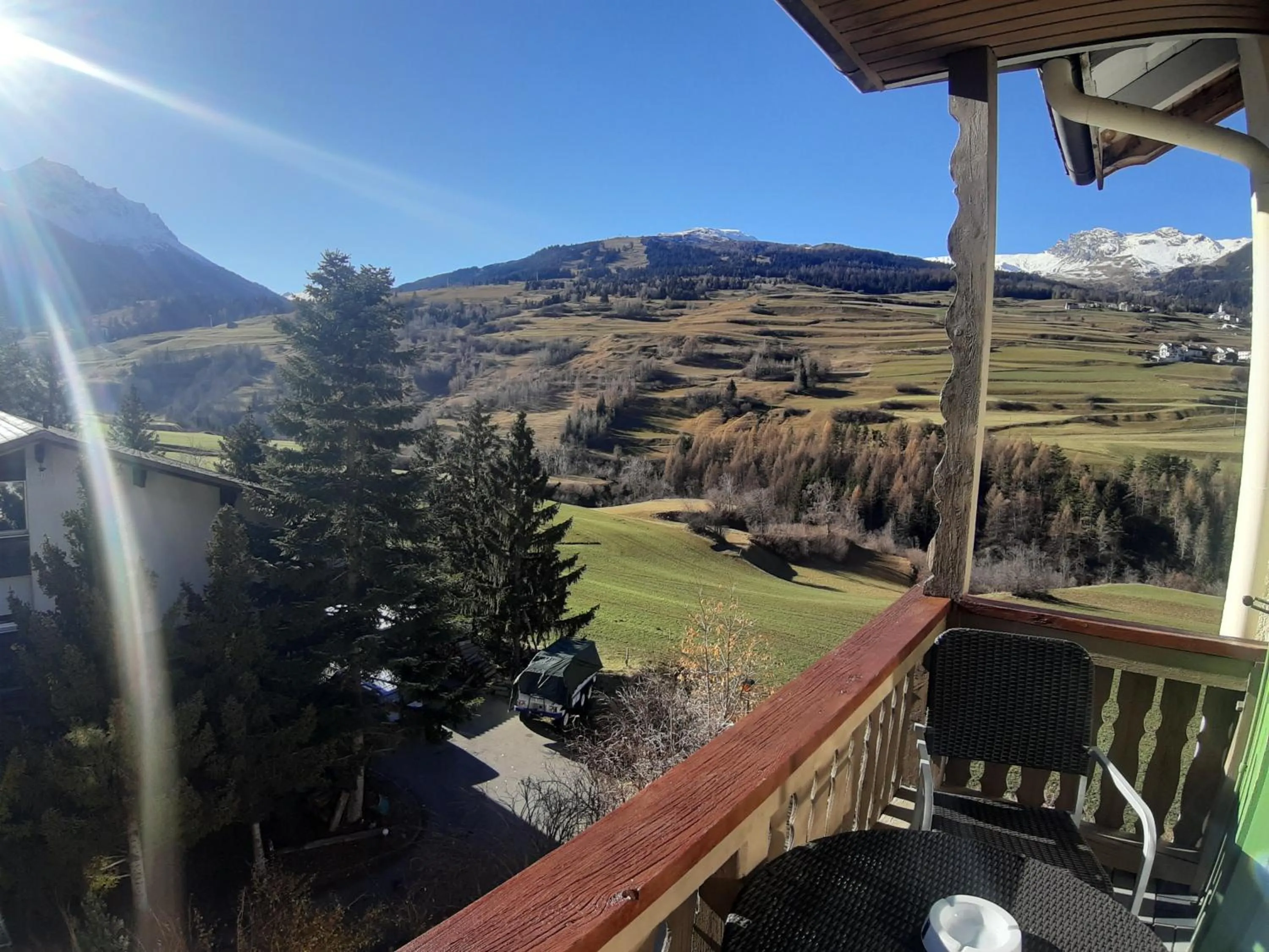 Balcony/Terrace in Hotel Post Cunter Biancardi