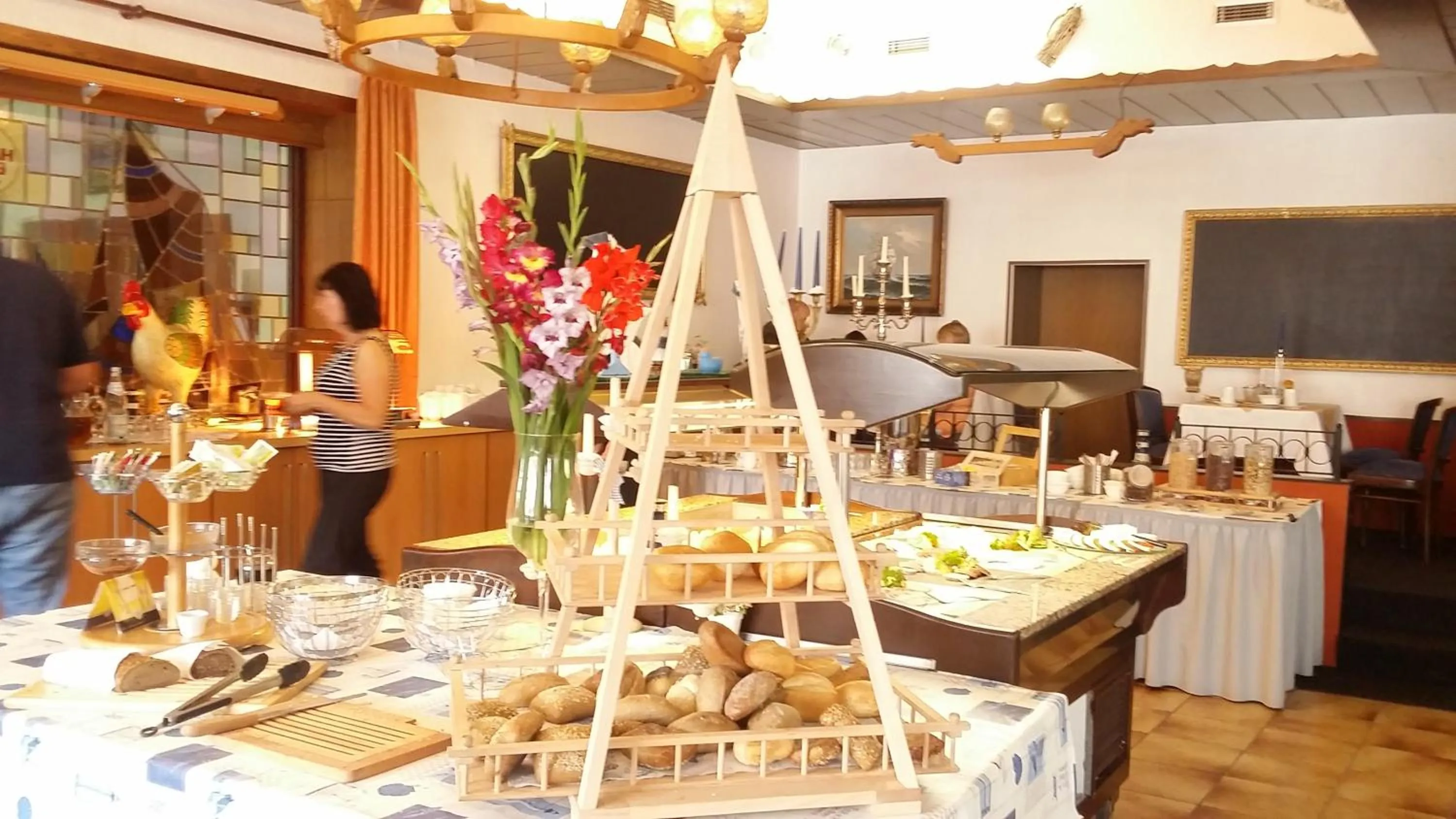 Buffet breakfast in Familien- und Aparthotel Strandhof