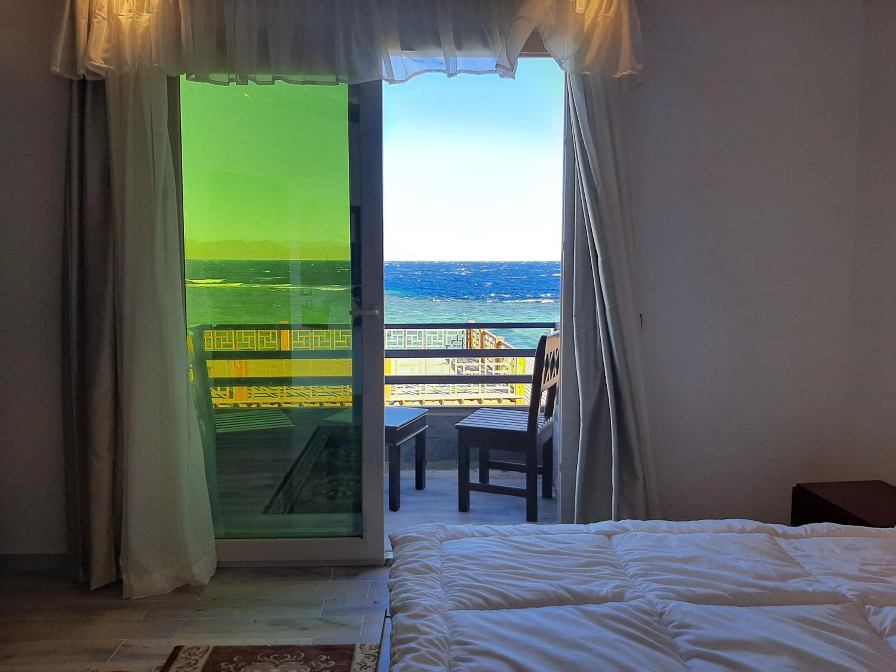 Bed in Diamond Dahab House