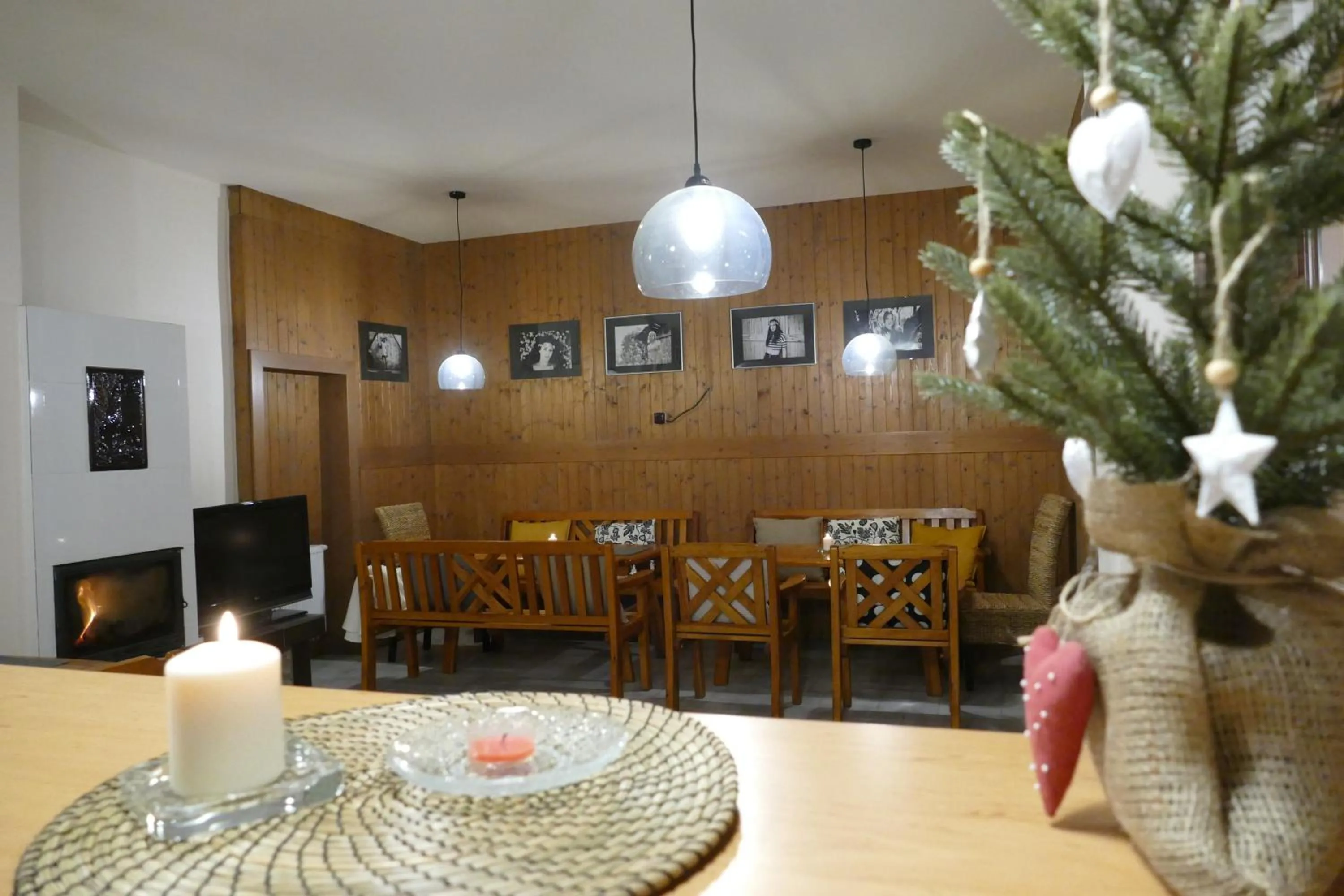 Seating area in Chalupa Pohoda