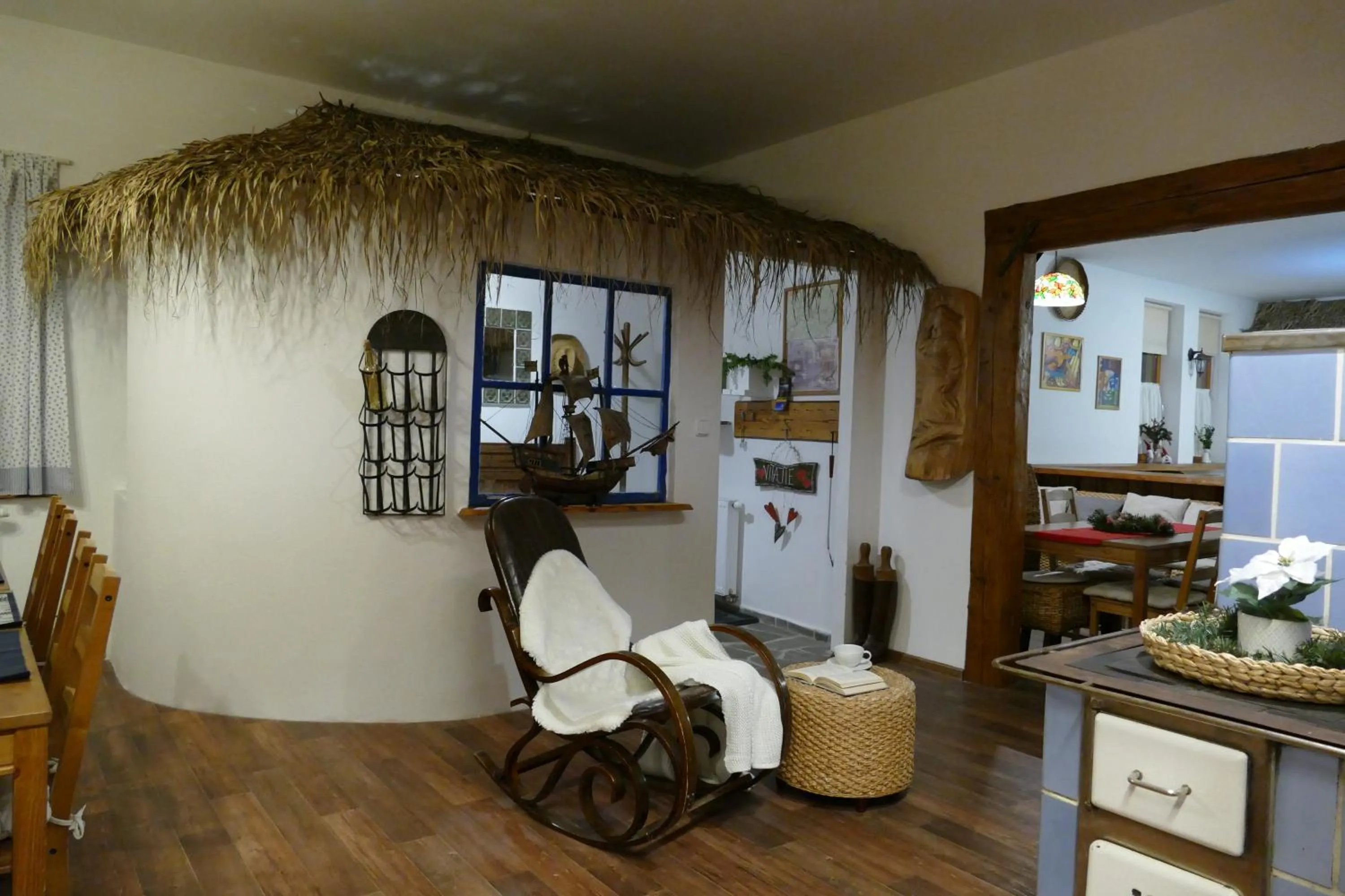 Seating area in Chalupa Pohoda