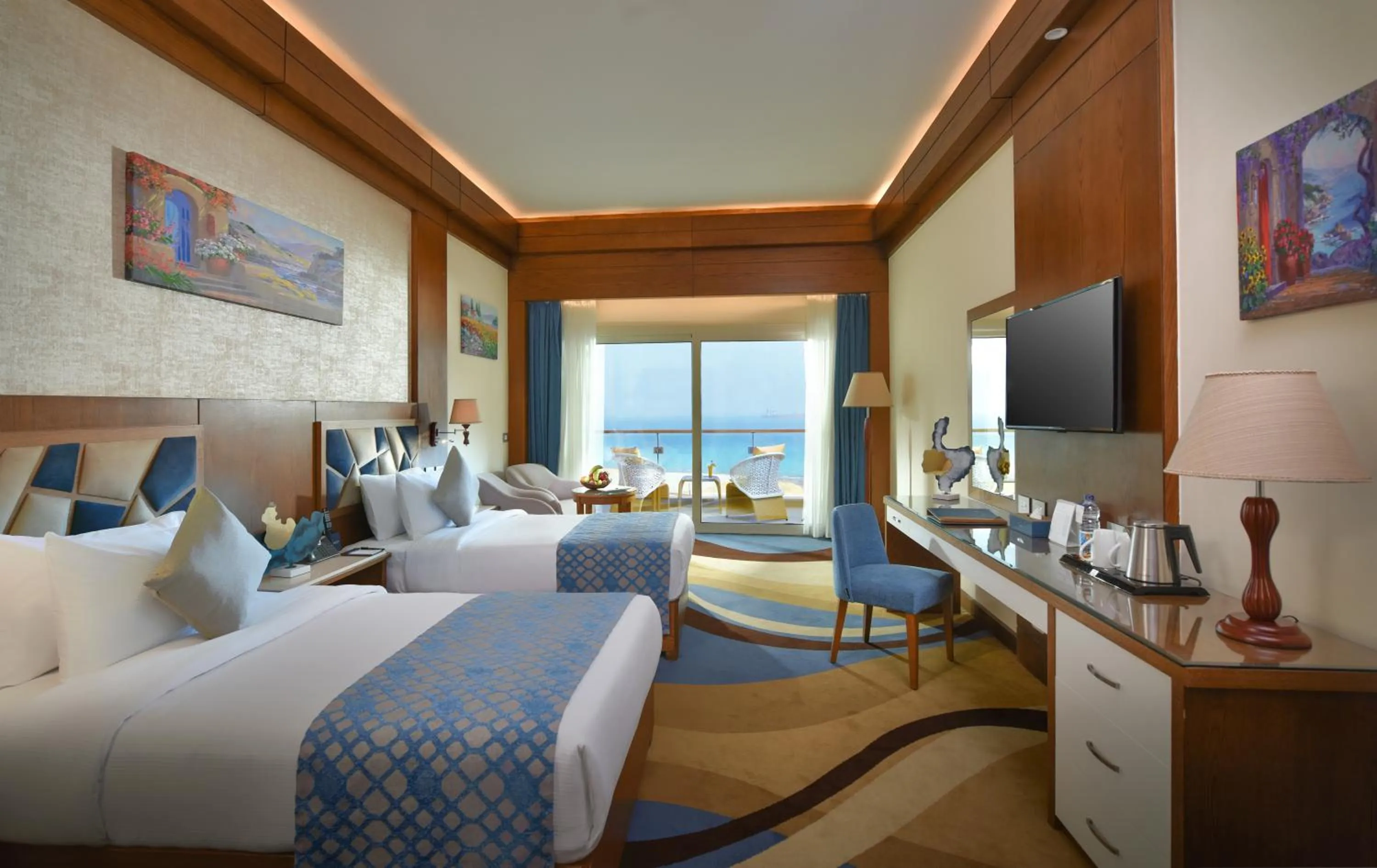 Sea view, Bed in Tolip Resort El Galala Majestic