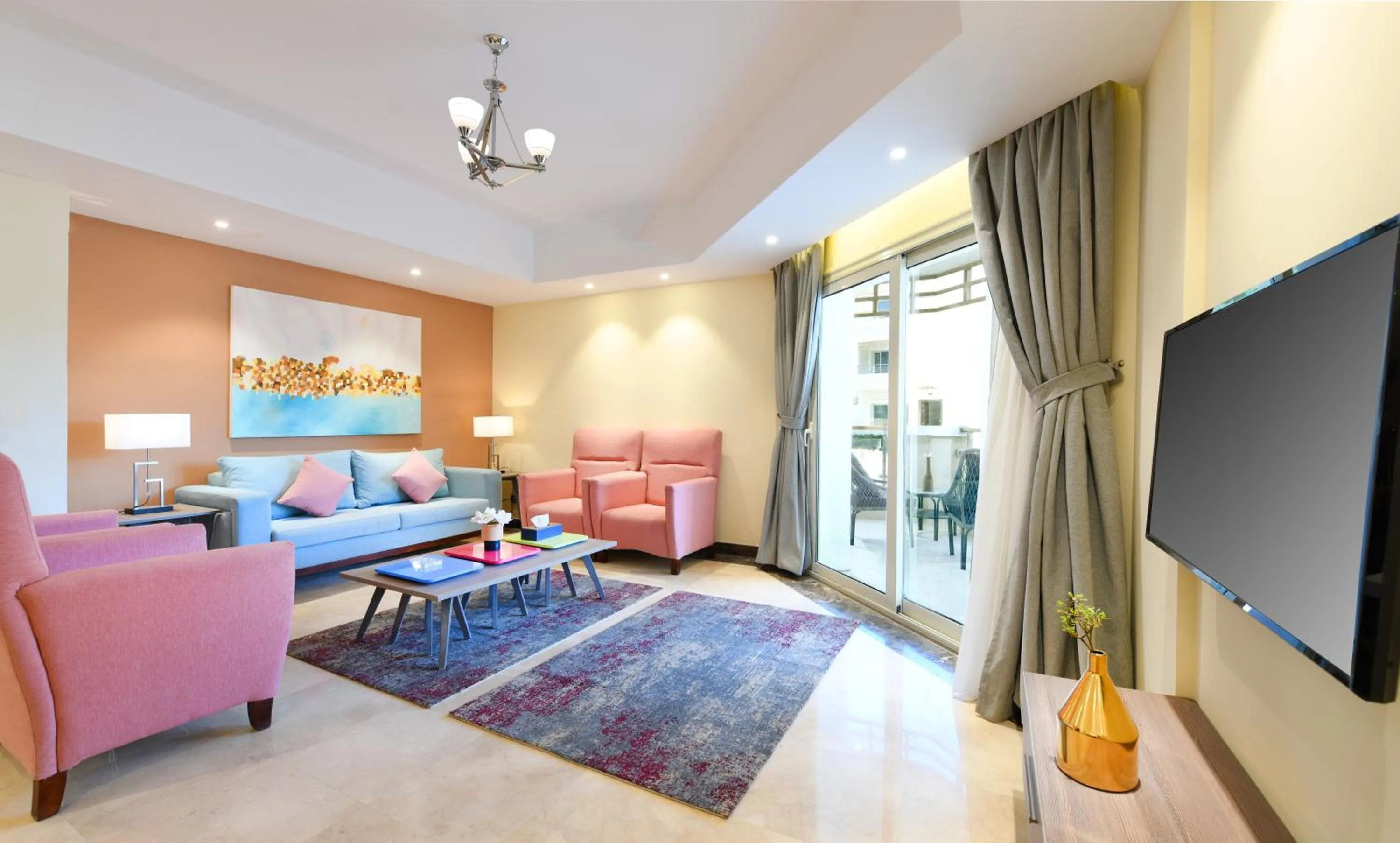 Living room in Tolip Resort El Galala Majestic