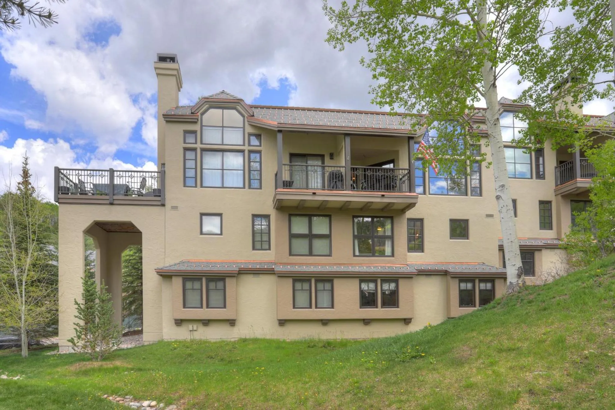 Property building in Beaver Creek Village by Vail Resorts