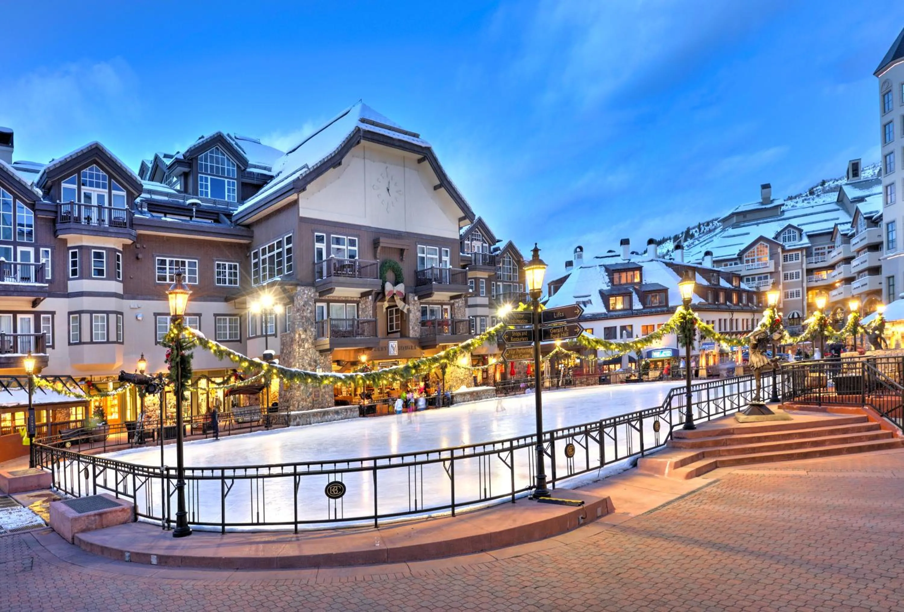 Property building in Beaver Creek Village by Vail Resorts