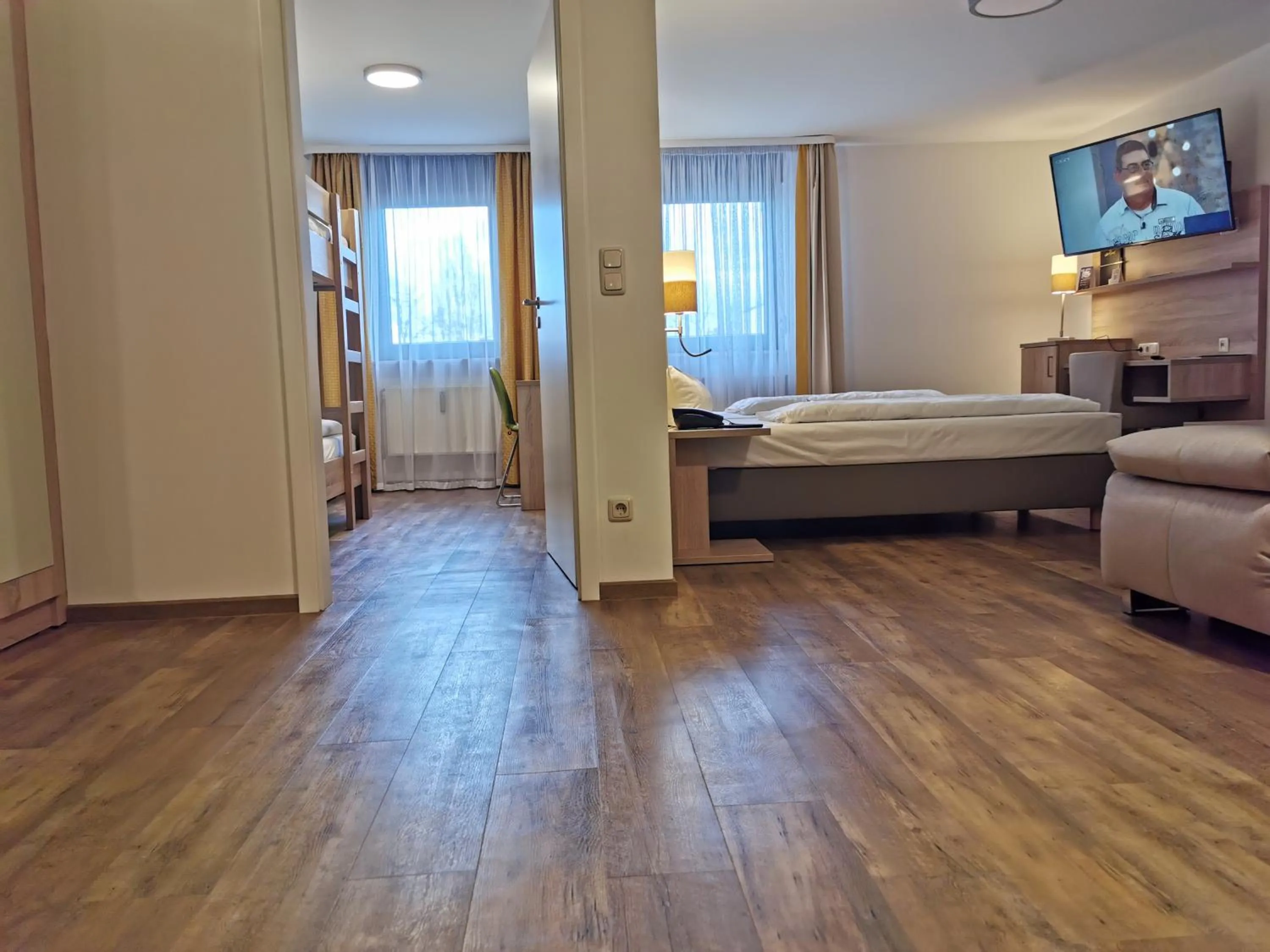 Bed in Hotel Cristal