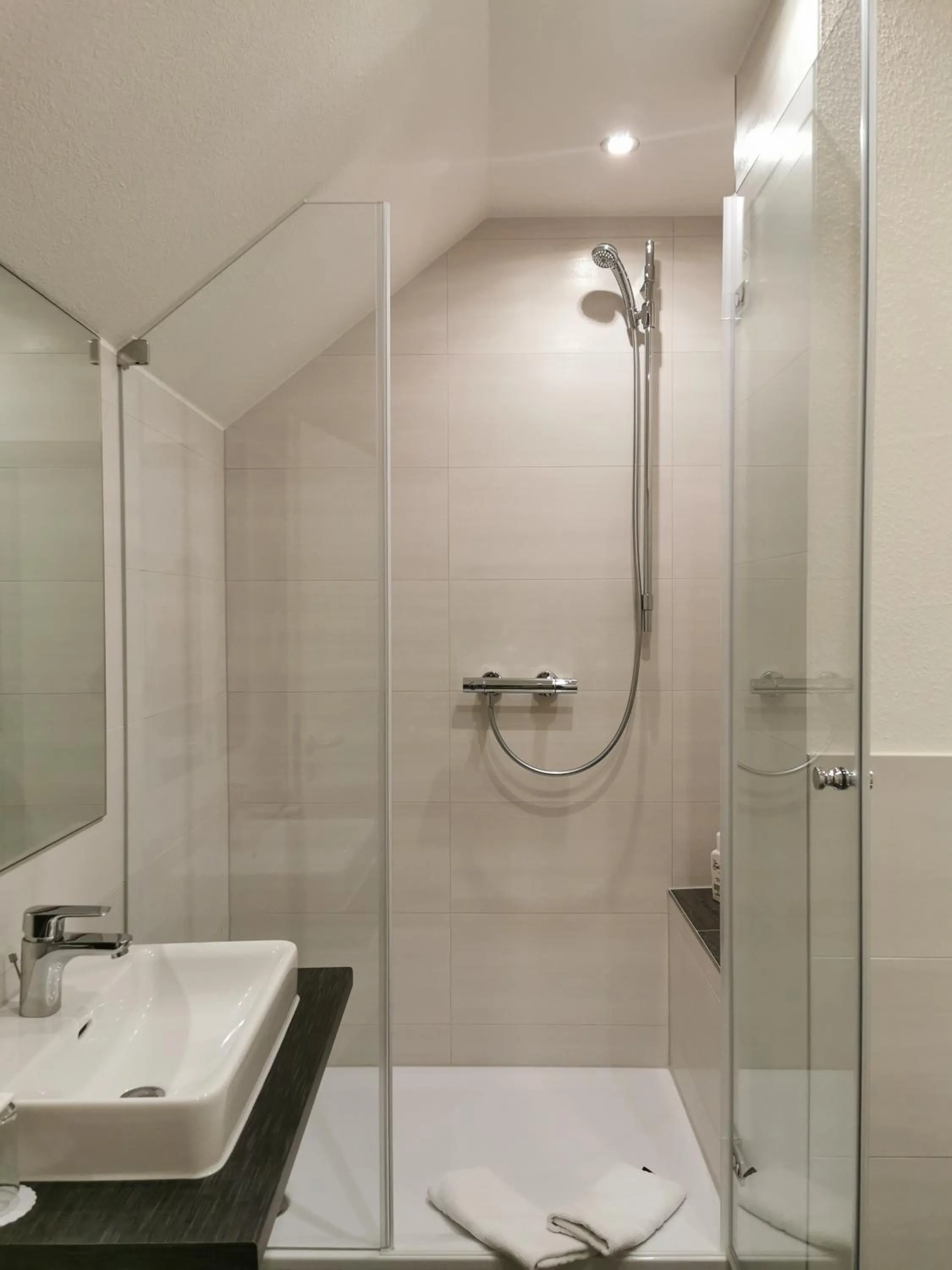 Shower in Hotel Cristal