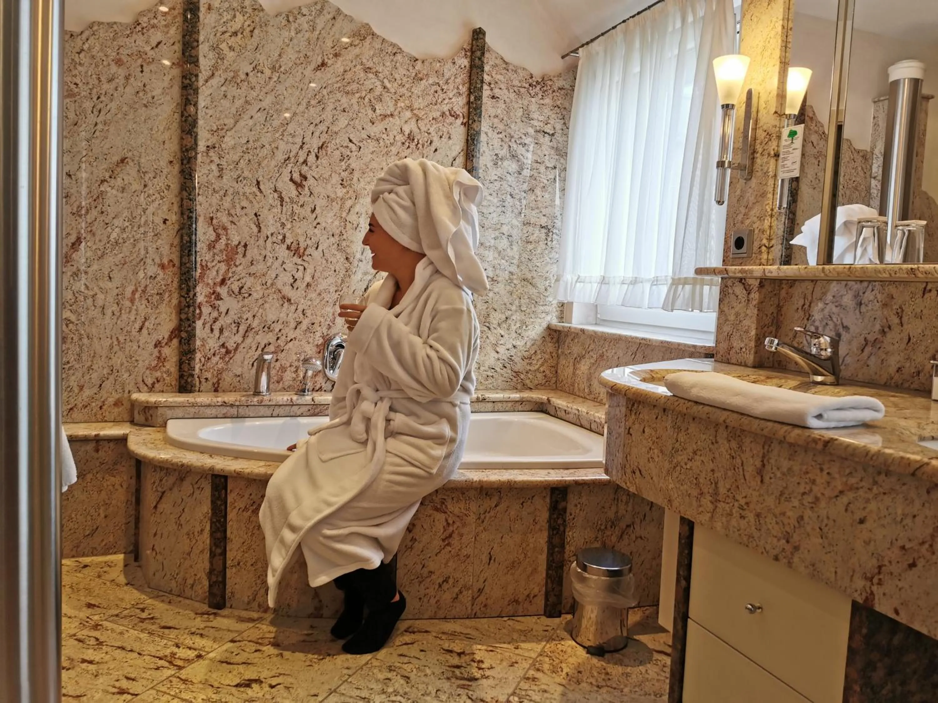 Bathroom in Hotel Cristal