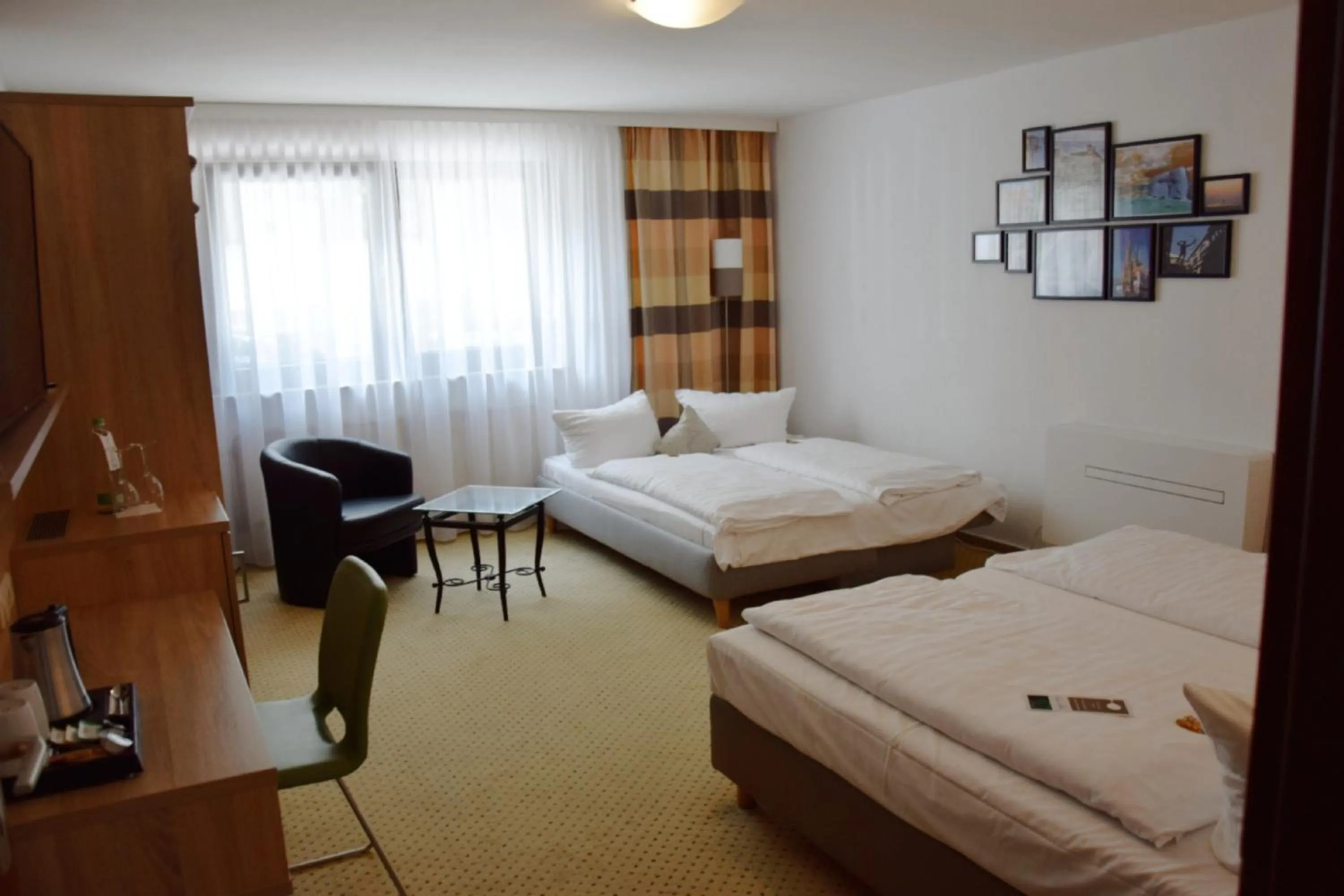 Bed in Hotel Cristal