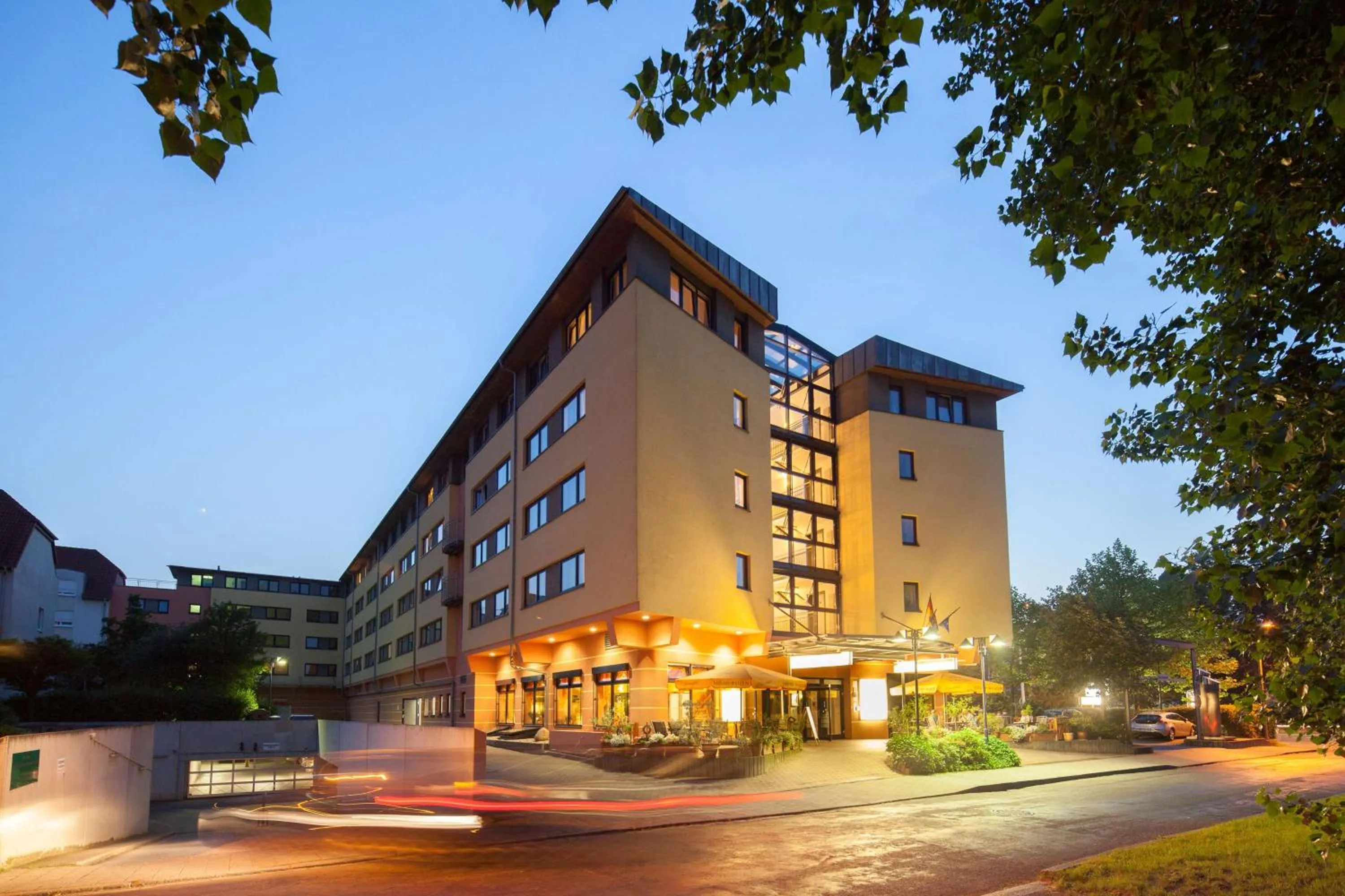 Property building in Suite Hotel Leipzig