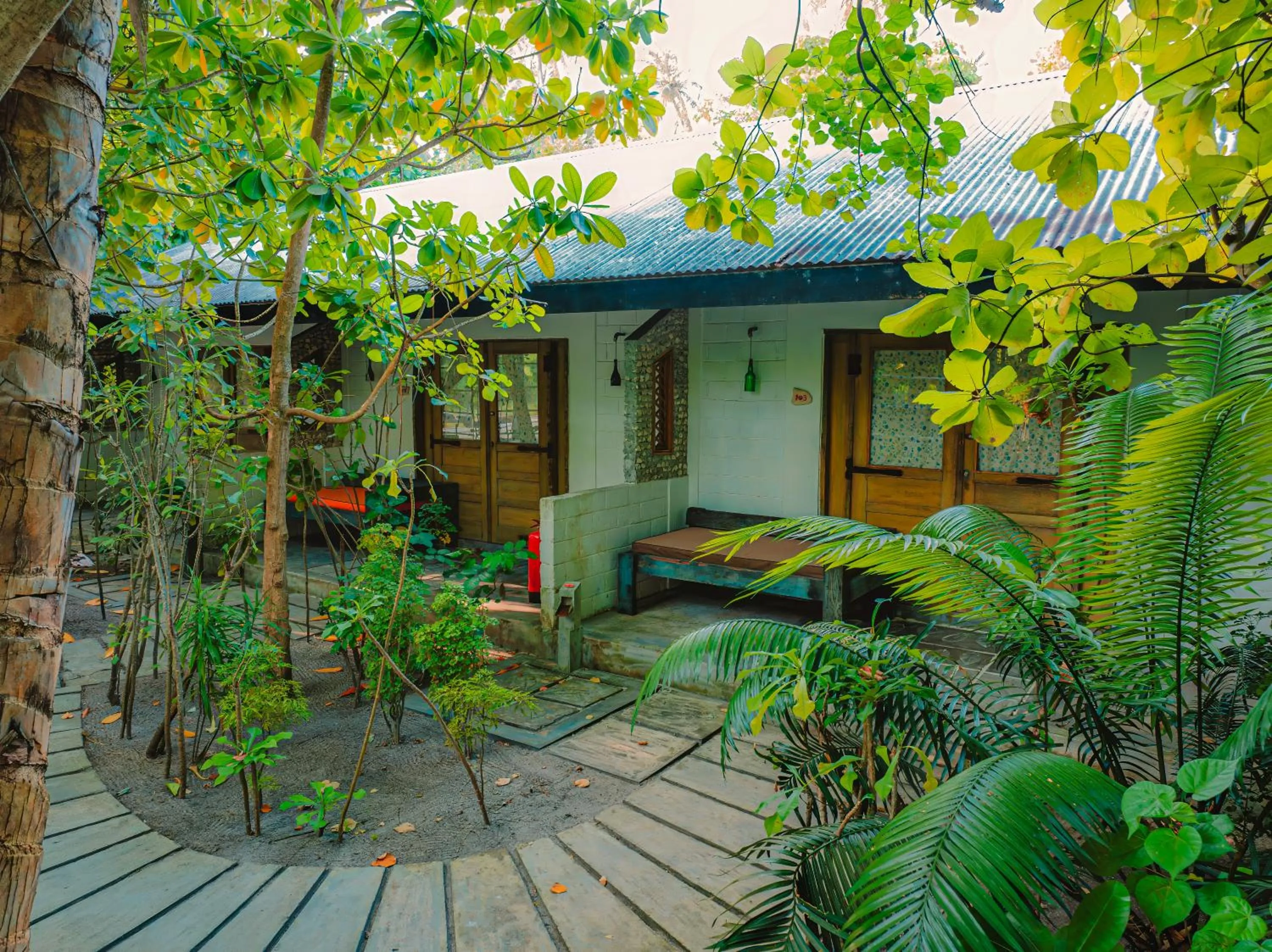 Patio in Mi Lugar Maldives
