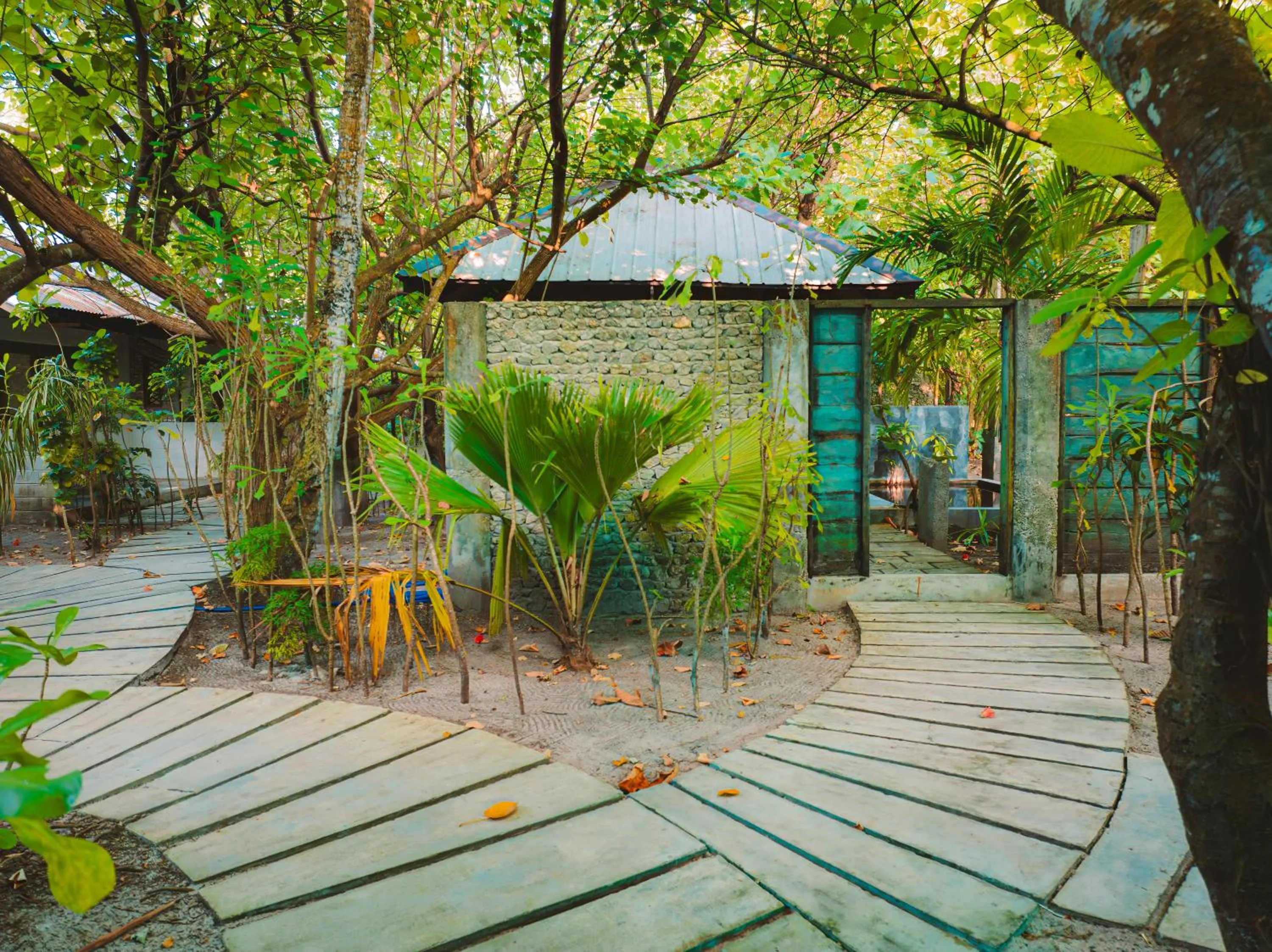 Garden in Mi Lugar Maldives