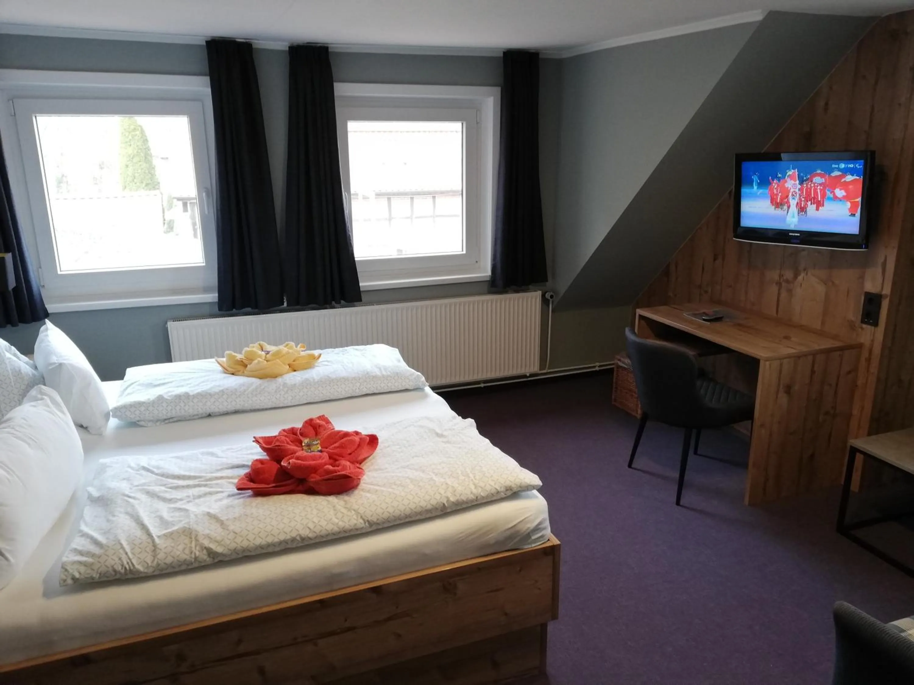 Photo of the whole room, Bed in Hotel Steinhagen