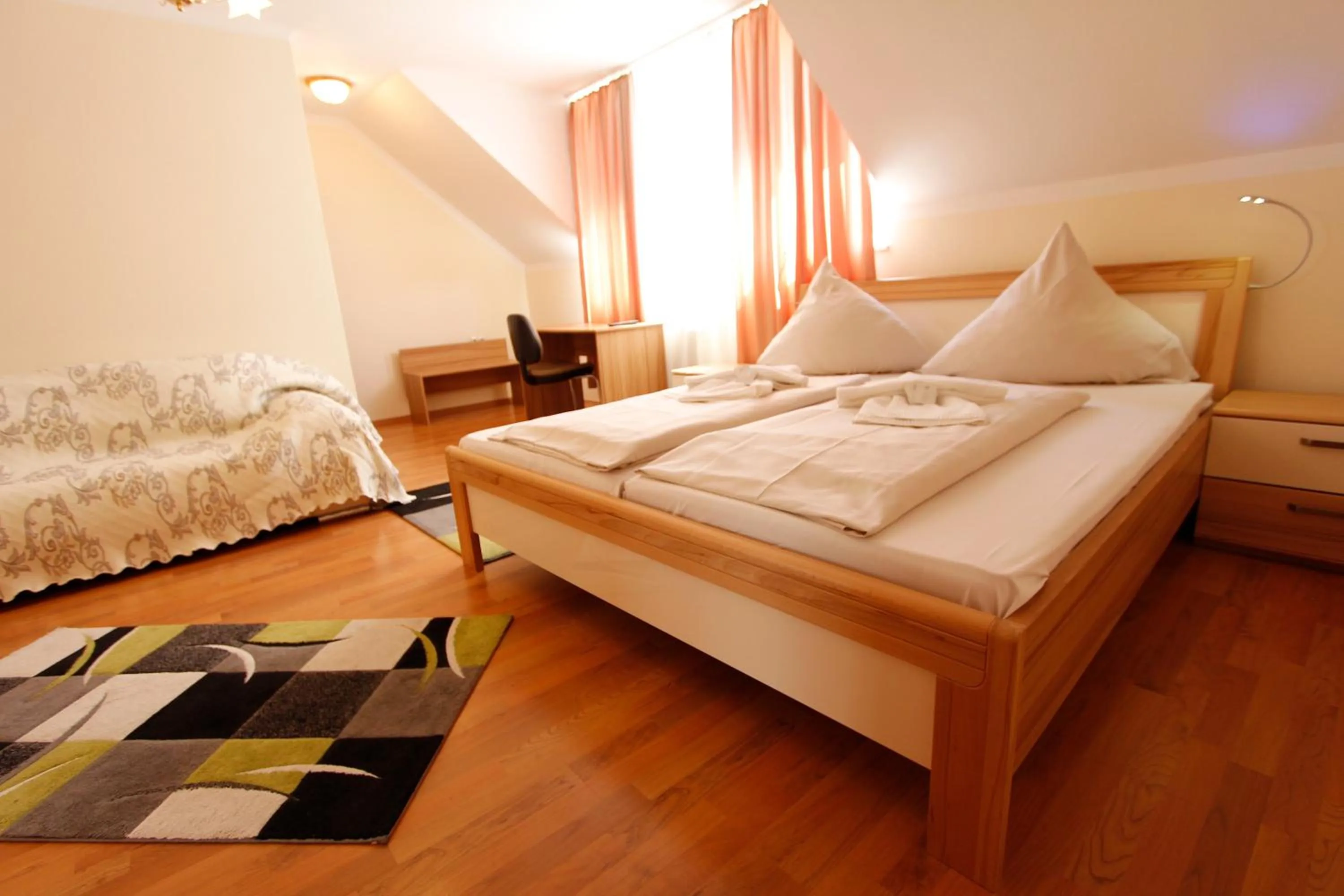 Bed in Hotel Adria Stuben