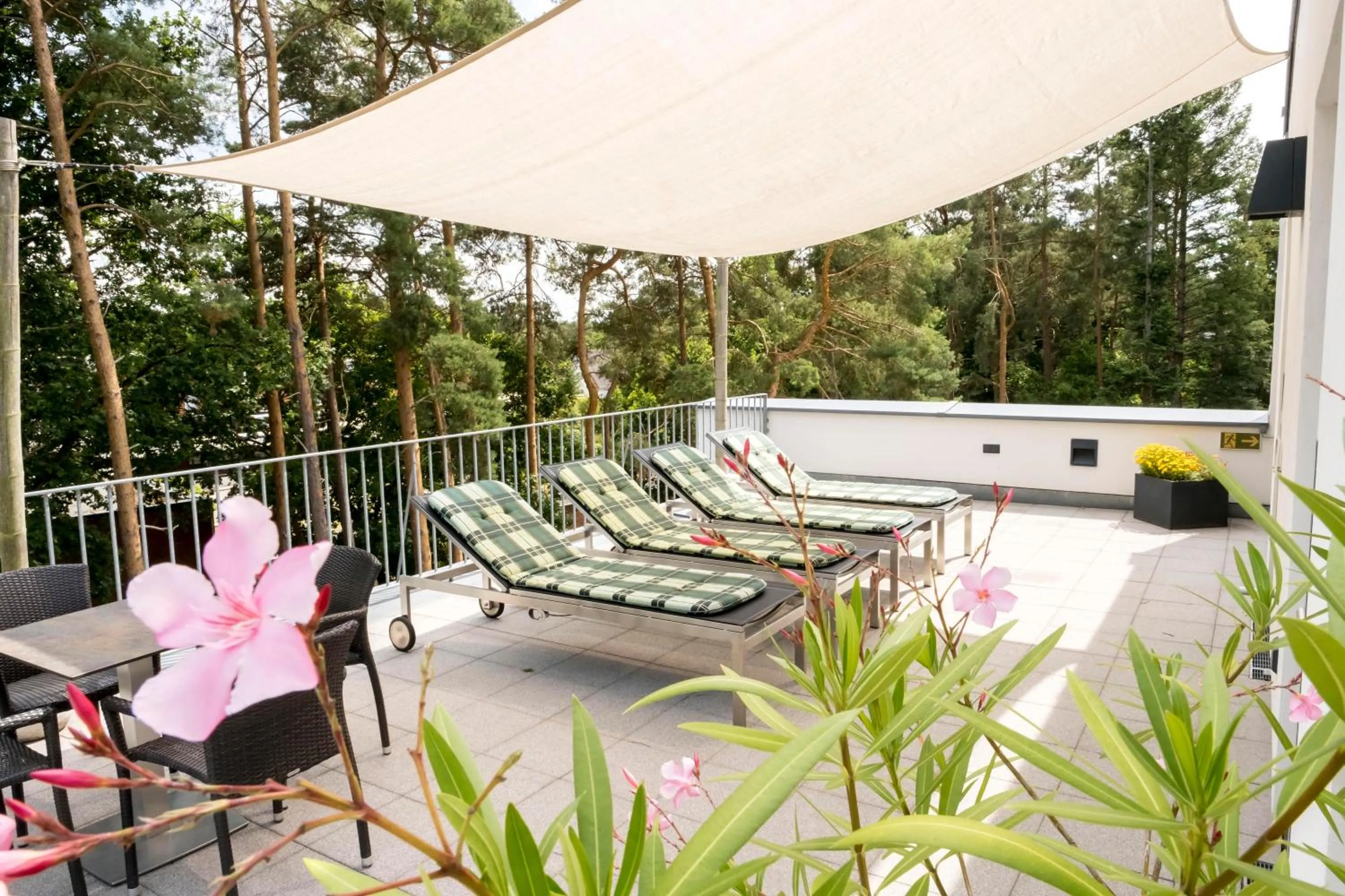 Balcony/Terrace in Heidehotel Bad Bevensen