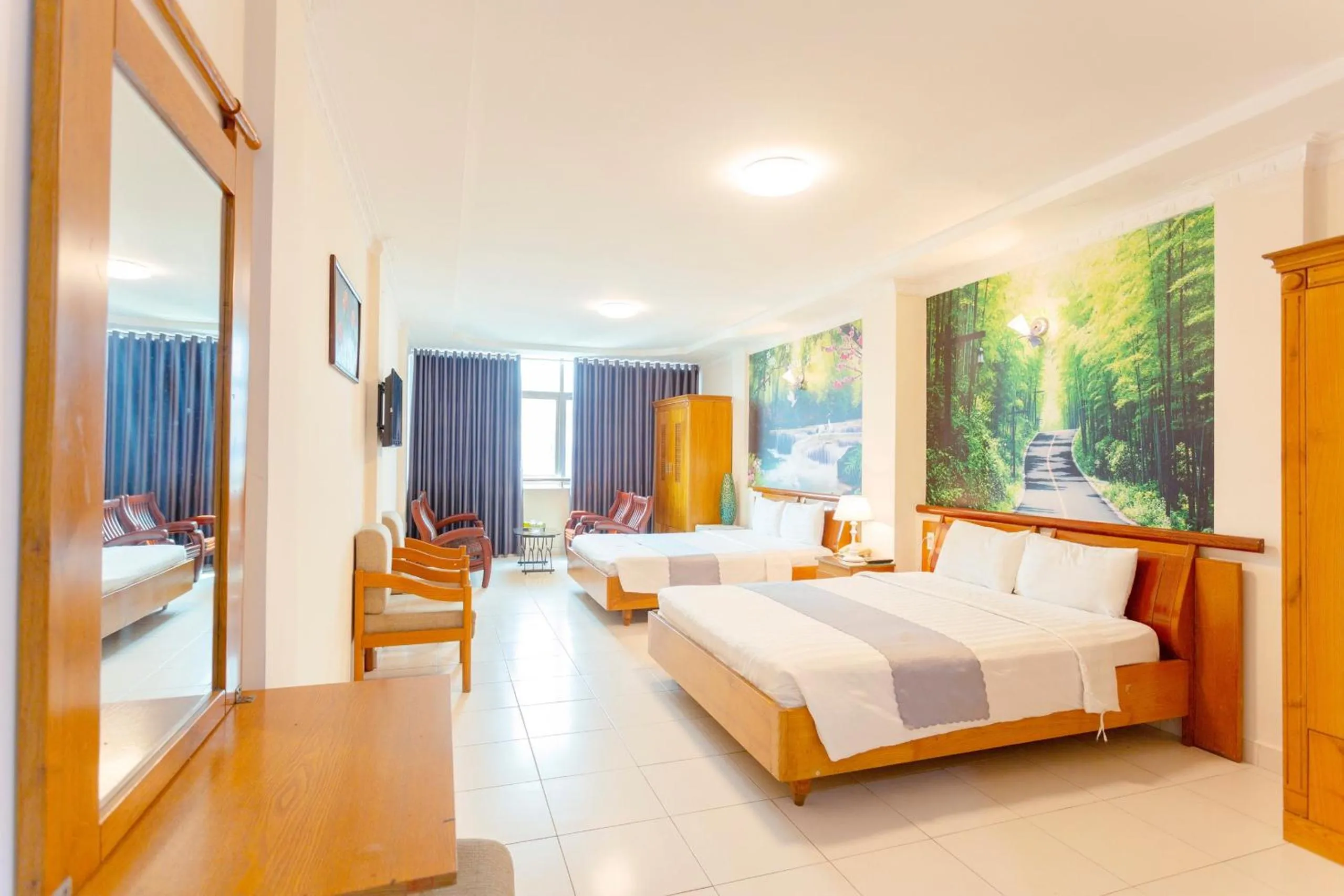 Bed in Giang Linh Hotel