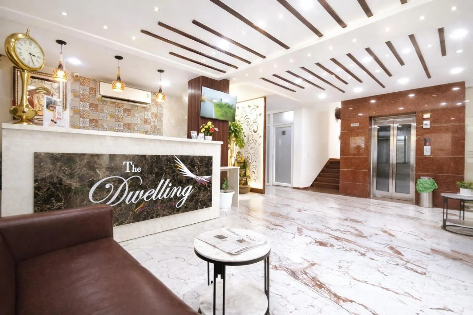 Lobby or reception in Dwelling Residency Hotel