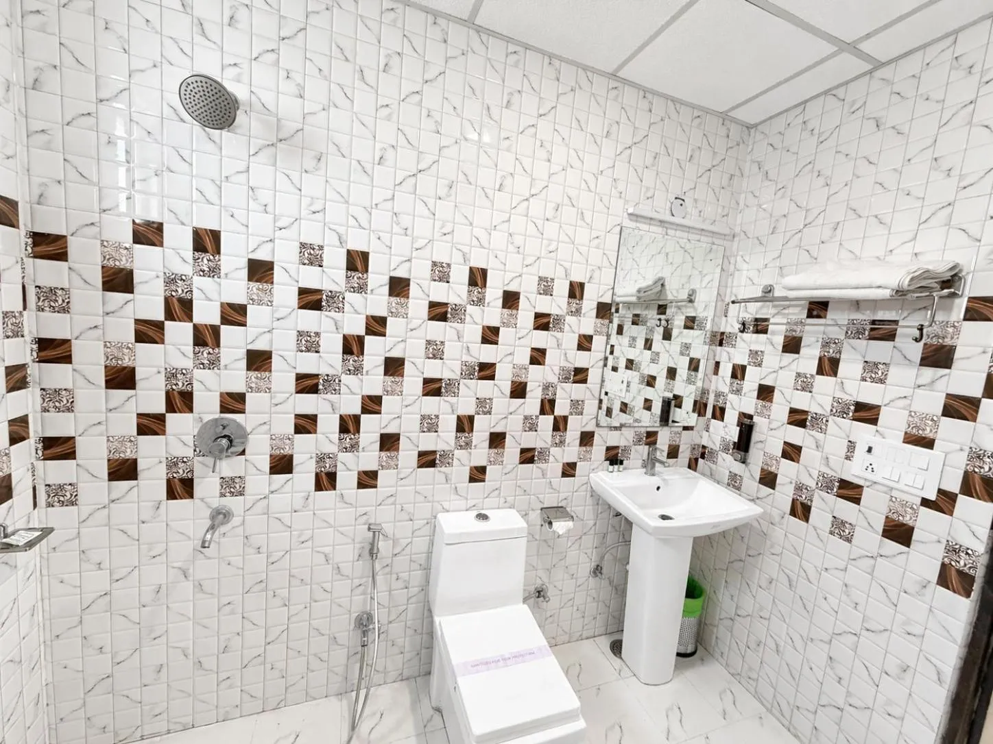 Shower in Dwelling Residency Hotel