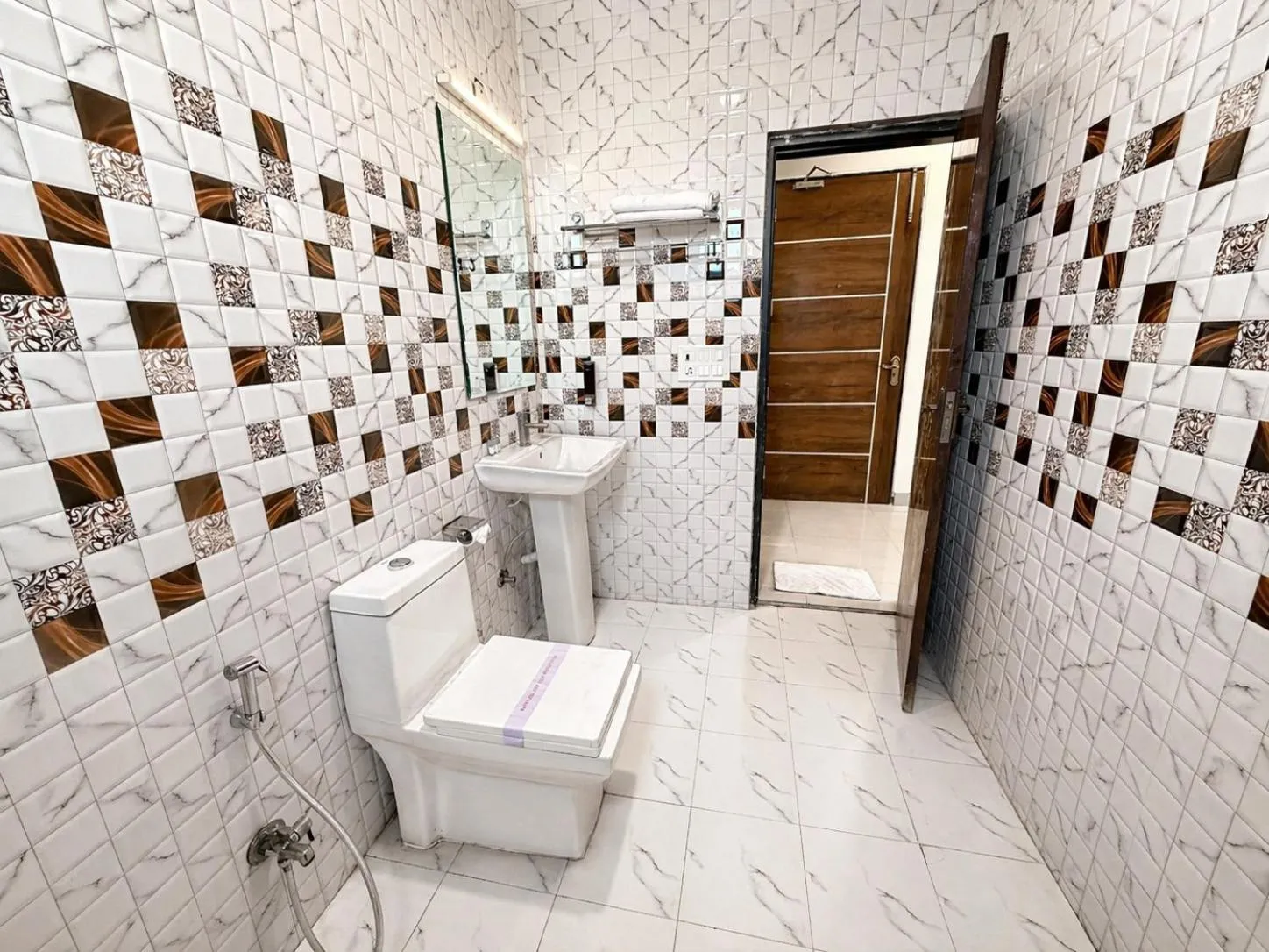 Shower in Dwelling Residency Hotel