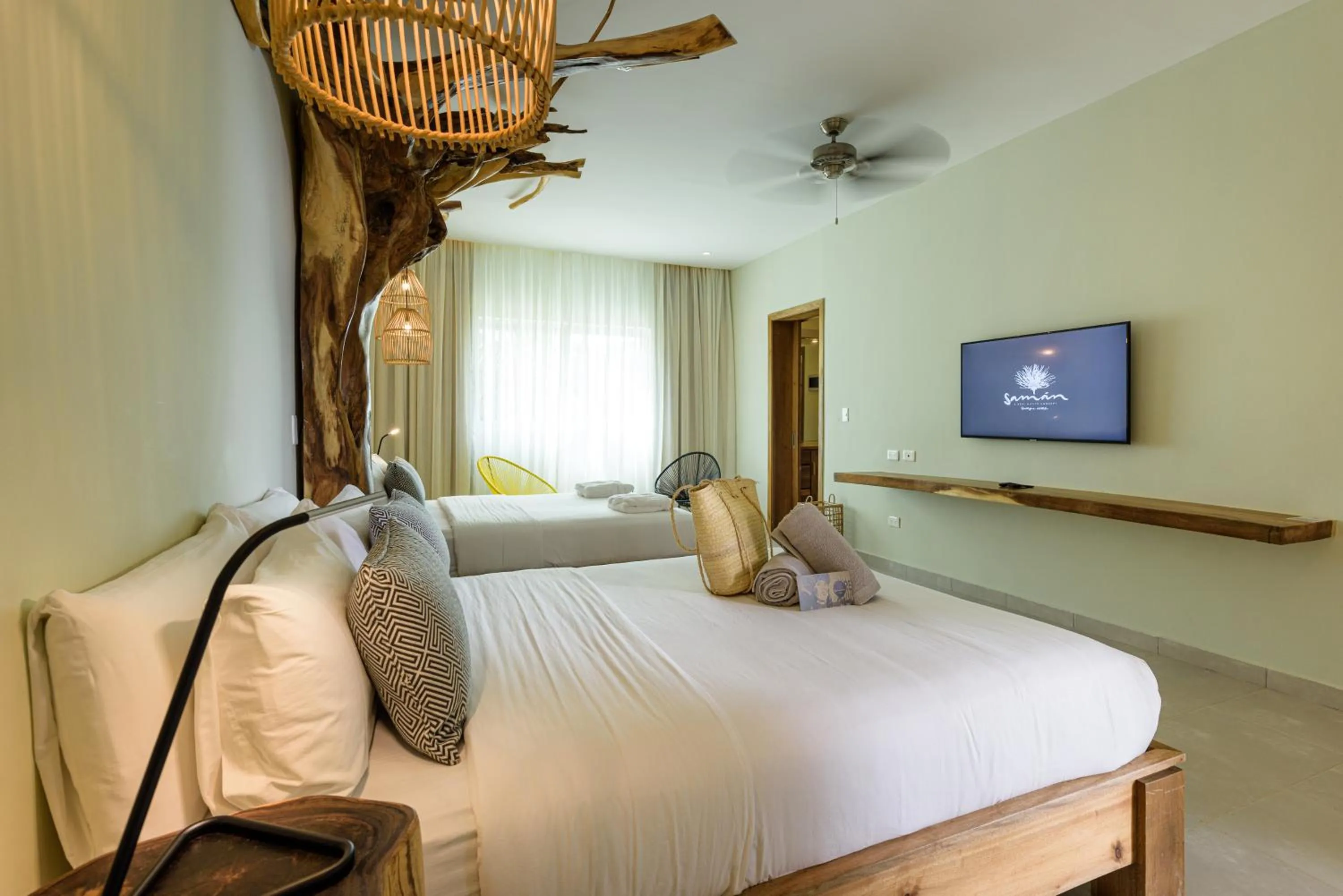 Bedroom in Saman Boutique Hotel By Mint