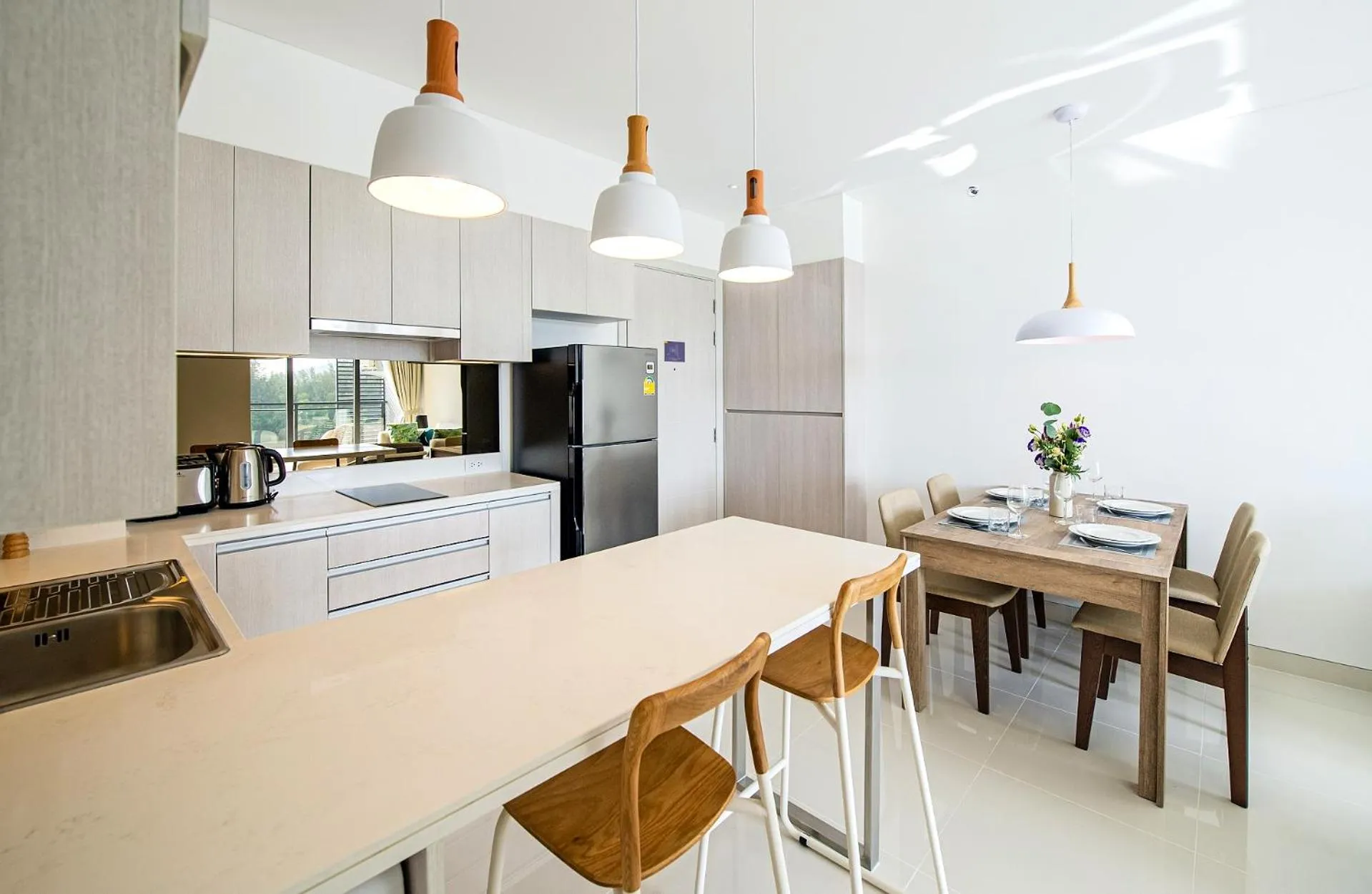 Kitchen or kitchenette in Cassia Residences by Laguna Phuket