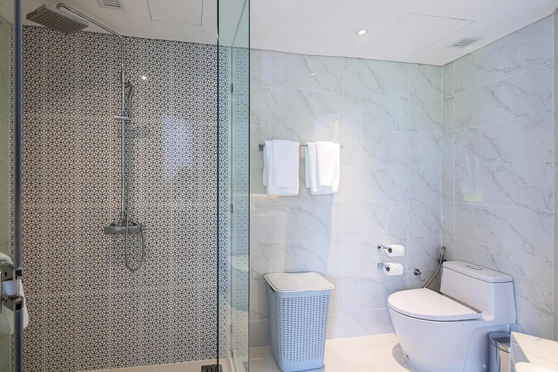 Shower in Cassia Residences by Laguna Phuket