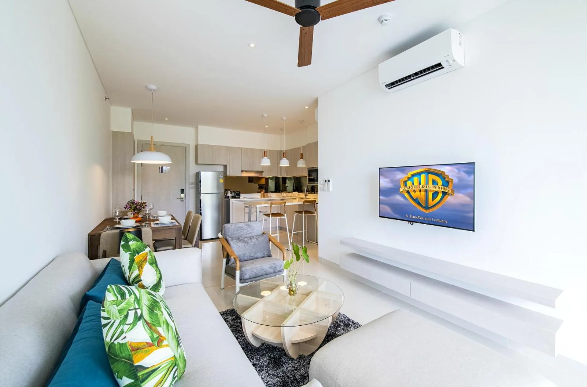 Living room in Cassia Residences by Laguna Phuket