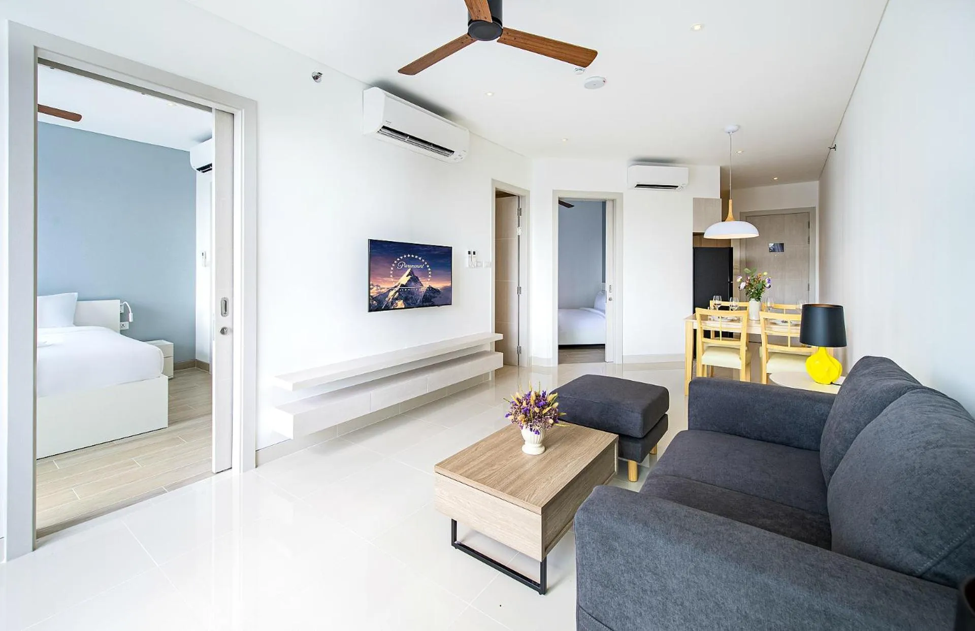 Living room in Cassia Residences by Laguna Phuket