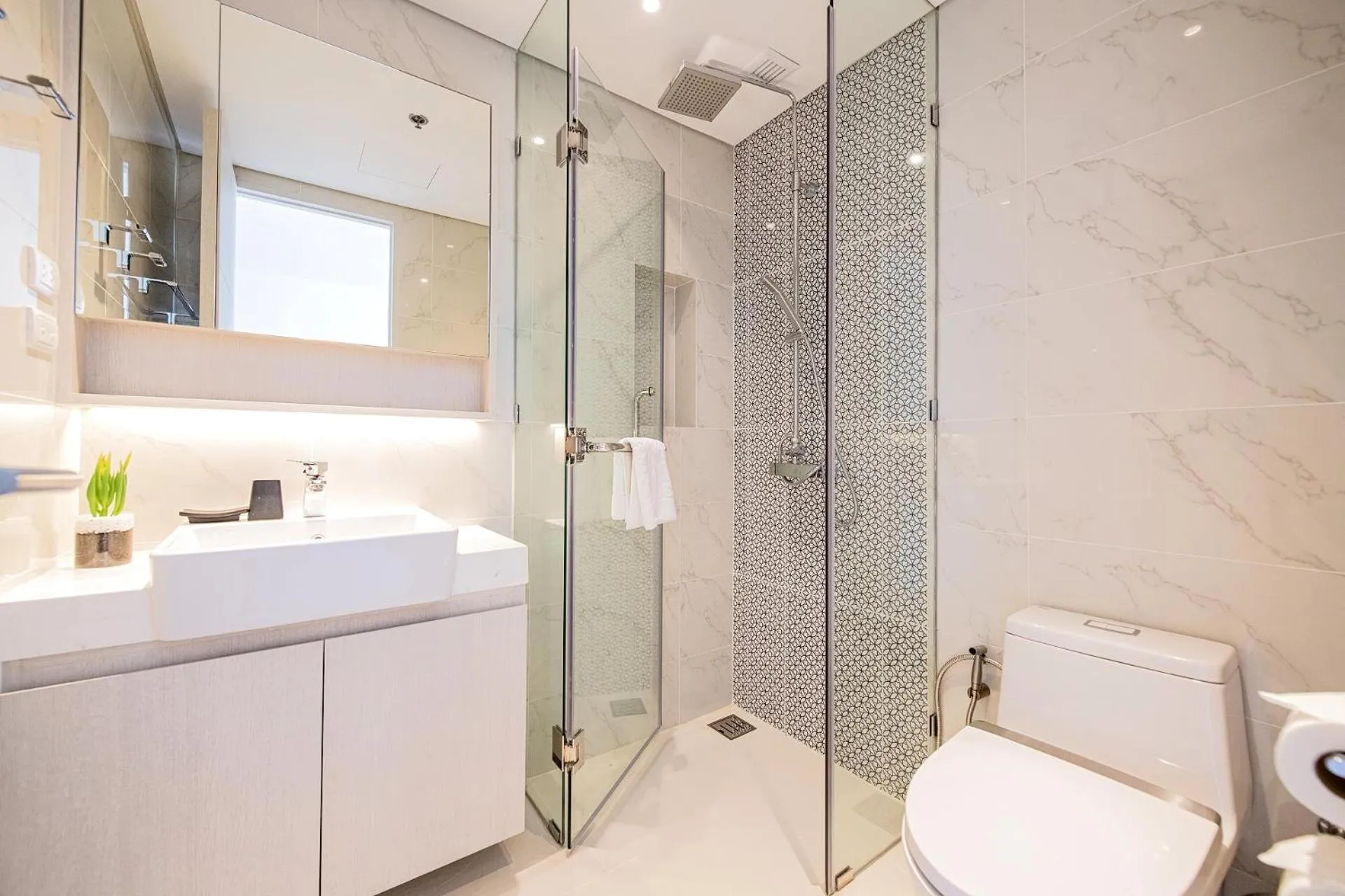 Shower in Cassia Residences by Laguna Phuket
