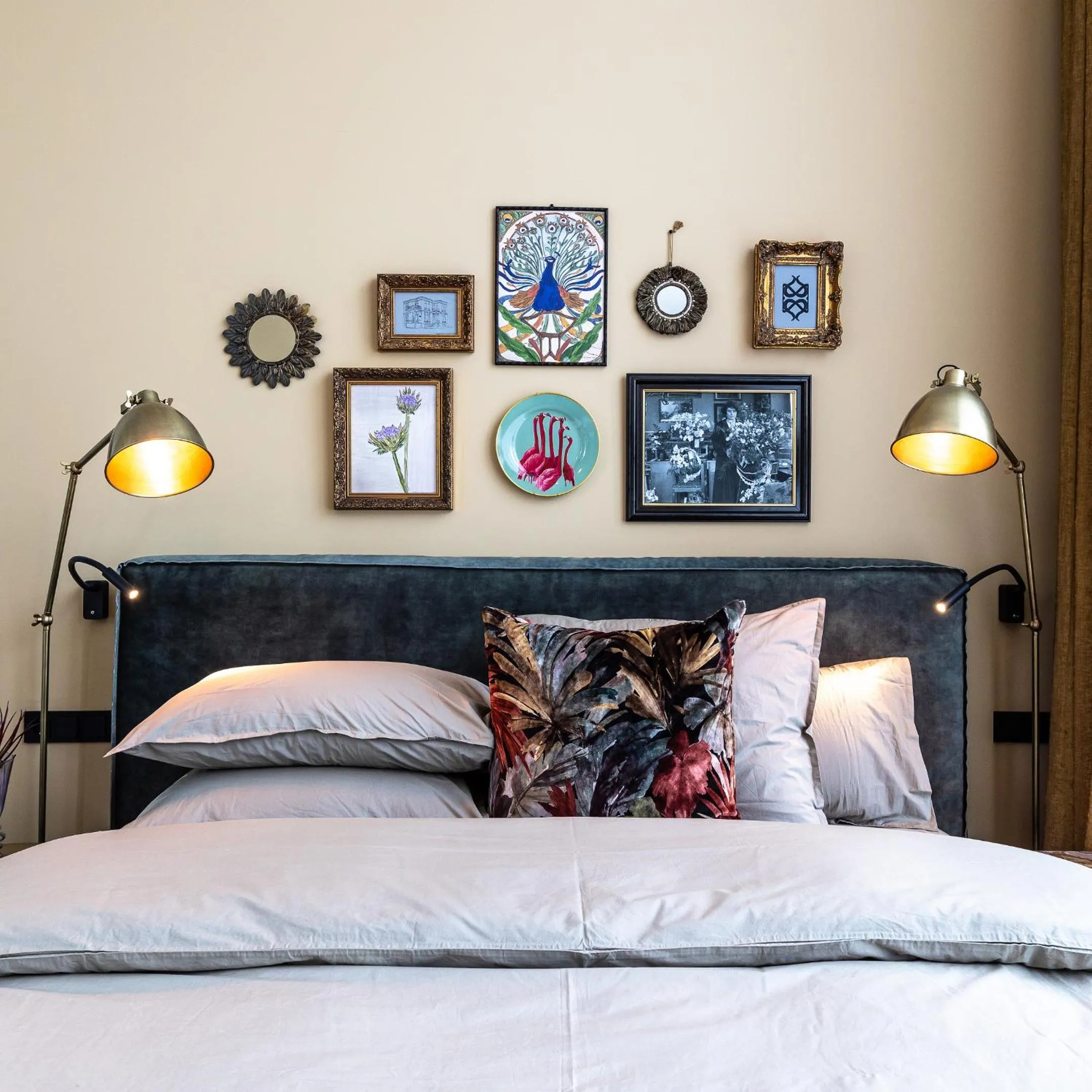 Bed in Stella Suites Boutique Hotel