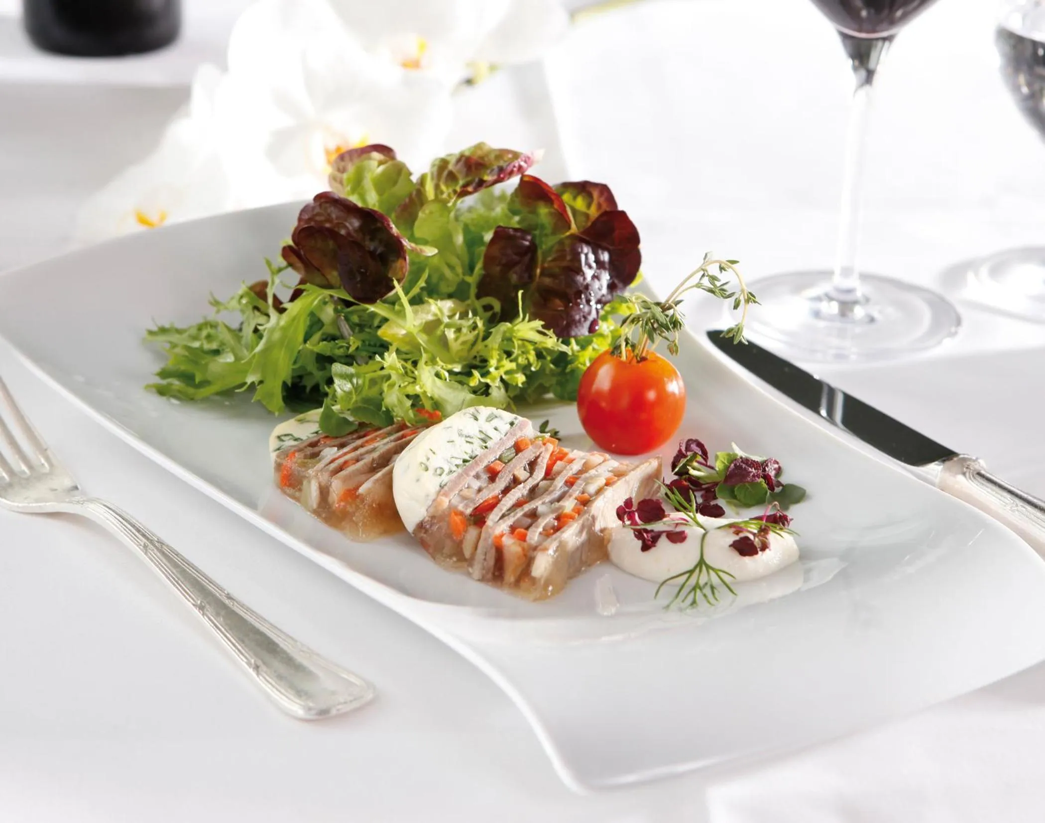 Food close-up in Schlosshotel Kassel