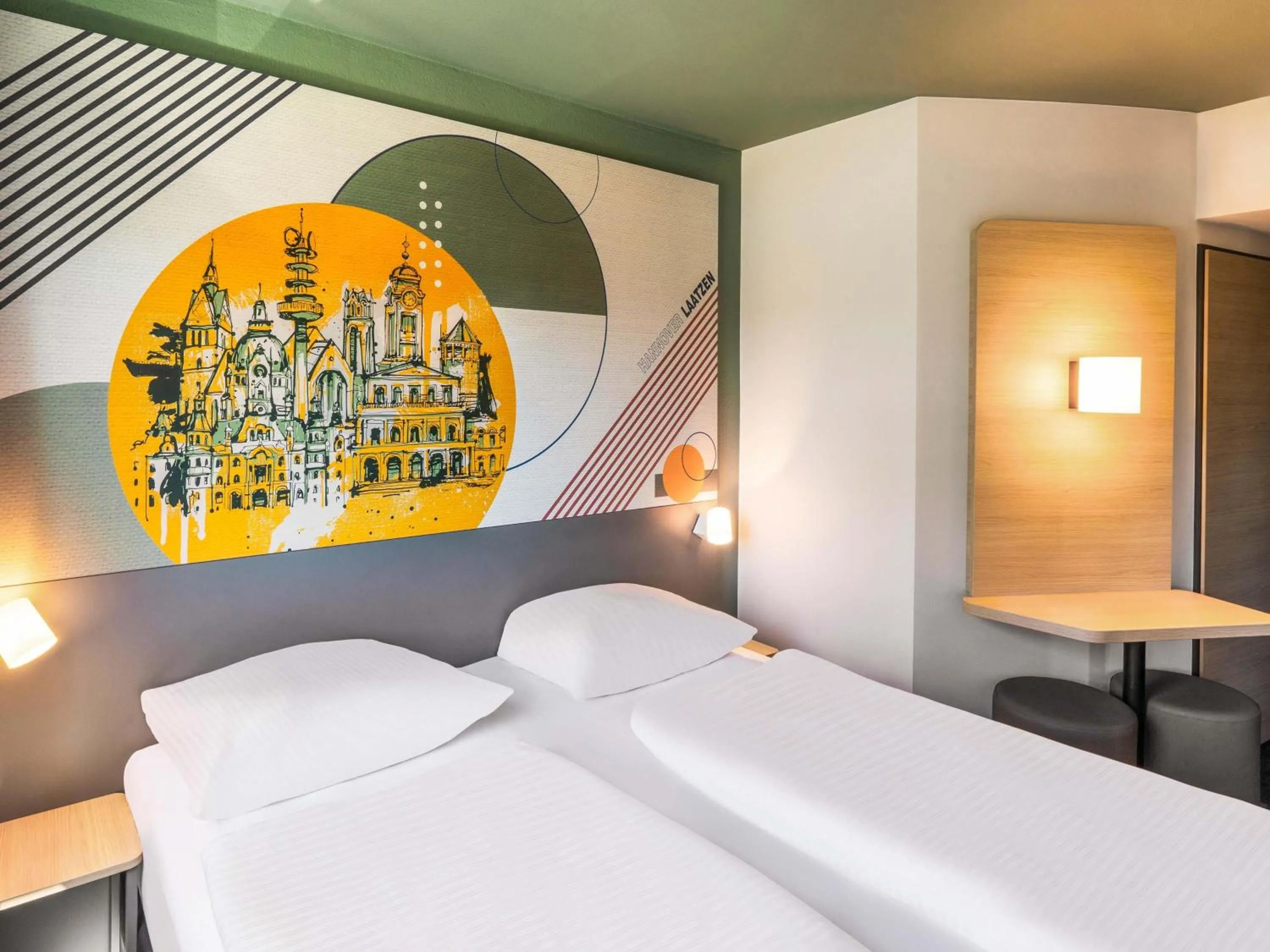 Photo of the whole room, Bed in B&B HOTEL Hannover-Laatzen