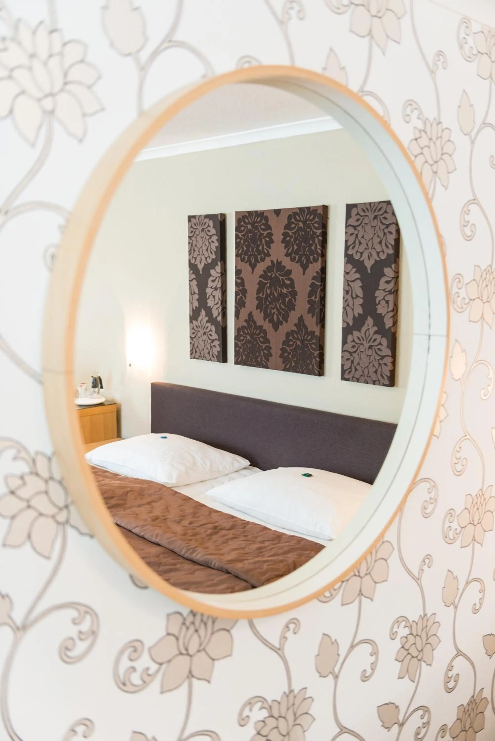 Decorative detail, Bed in Hotel Ahrbella