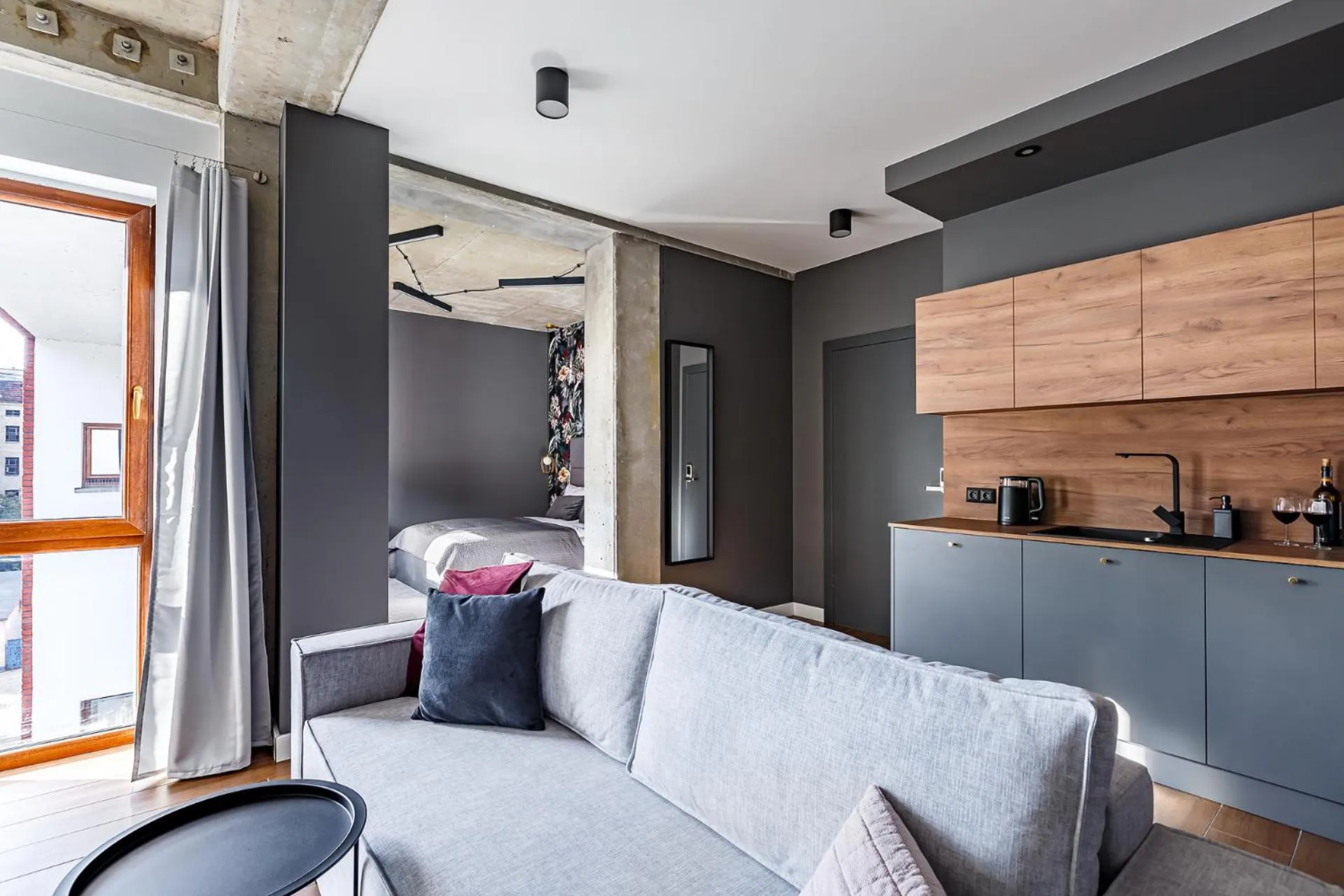 Kitchen or kitchenette in Homewell Boutique Apartments Stare Miasto