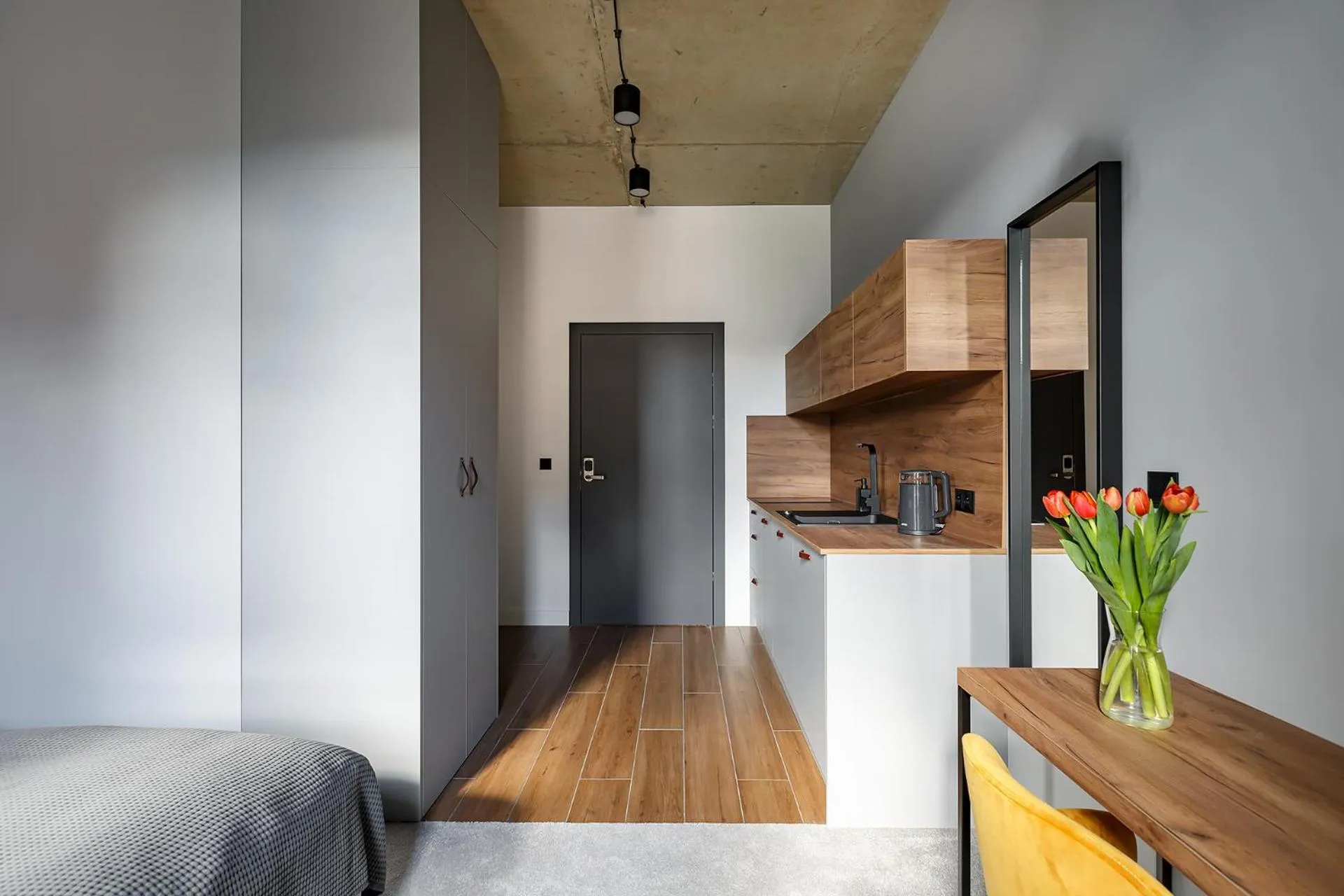 Kitchen or kitchenette in Homewell Boutique Apartments Stare Miasto