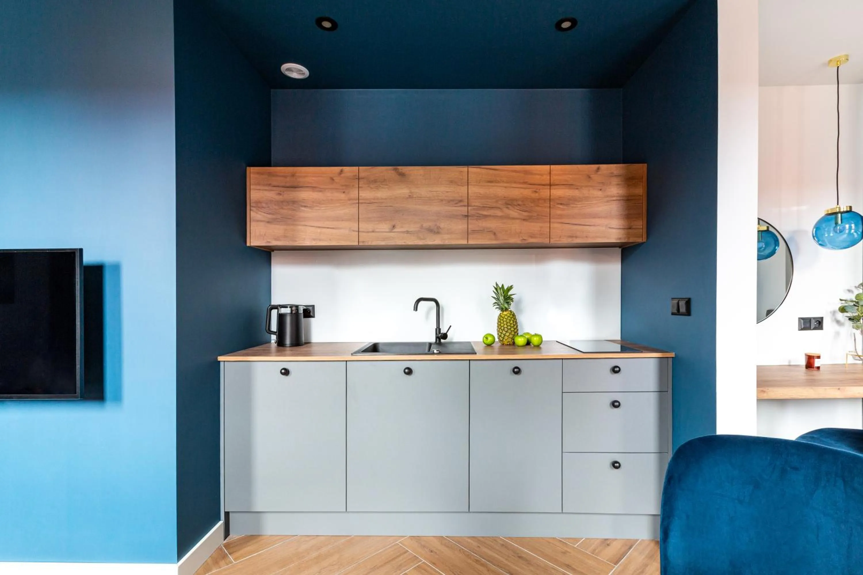 Kitchen or kitchenette in Homewell Boutique Apartments Stare Miasto