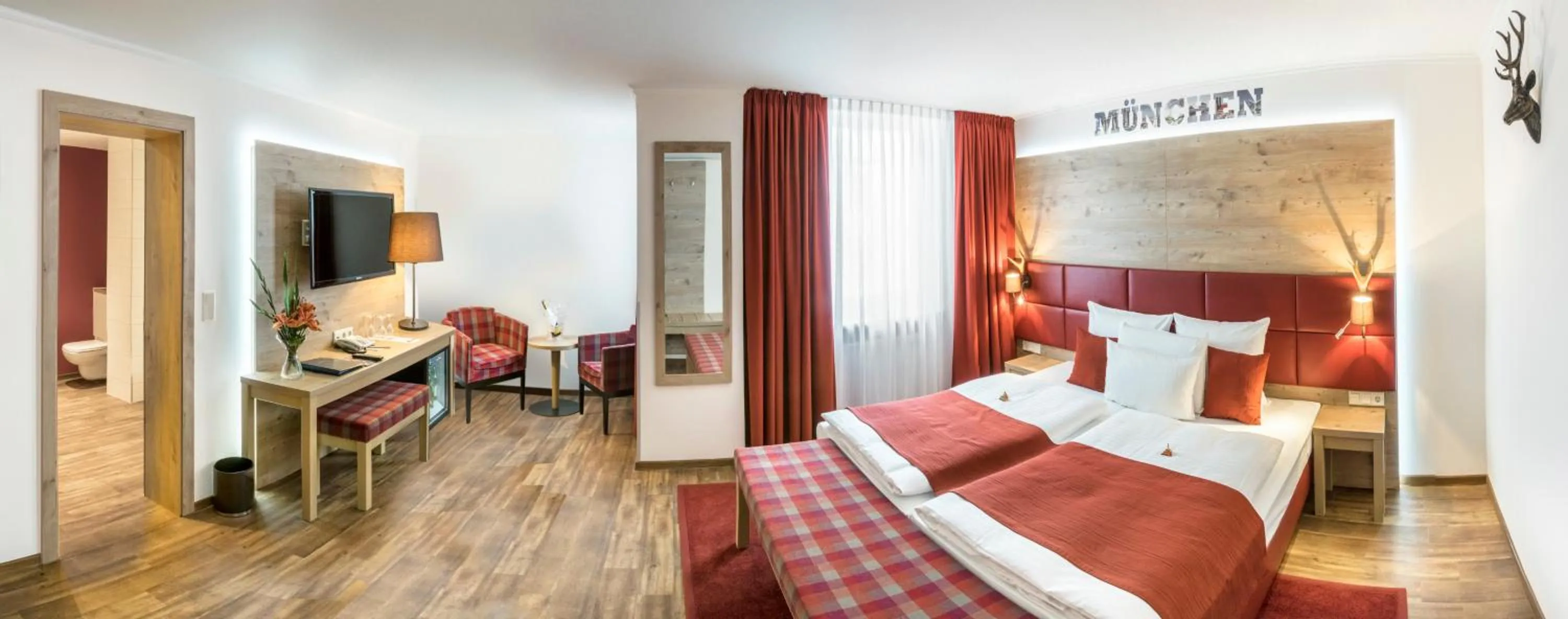 Bedroom, Bed in Drei Loewen