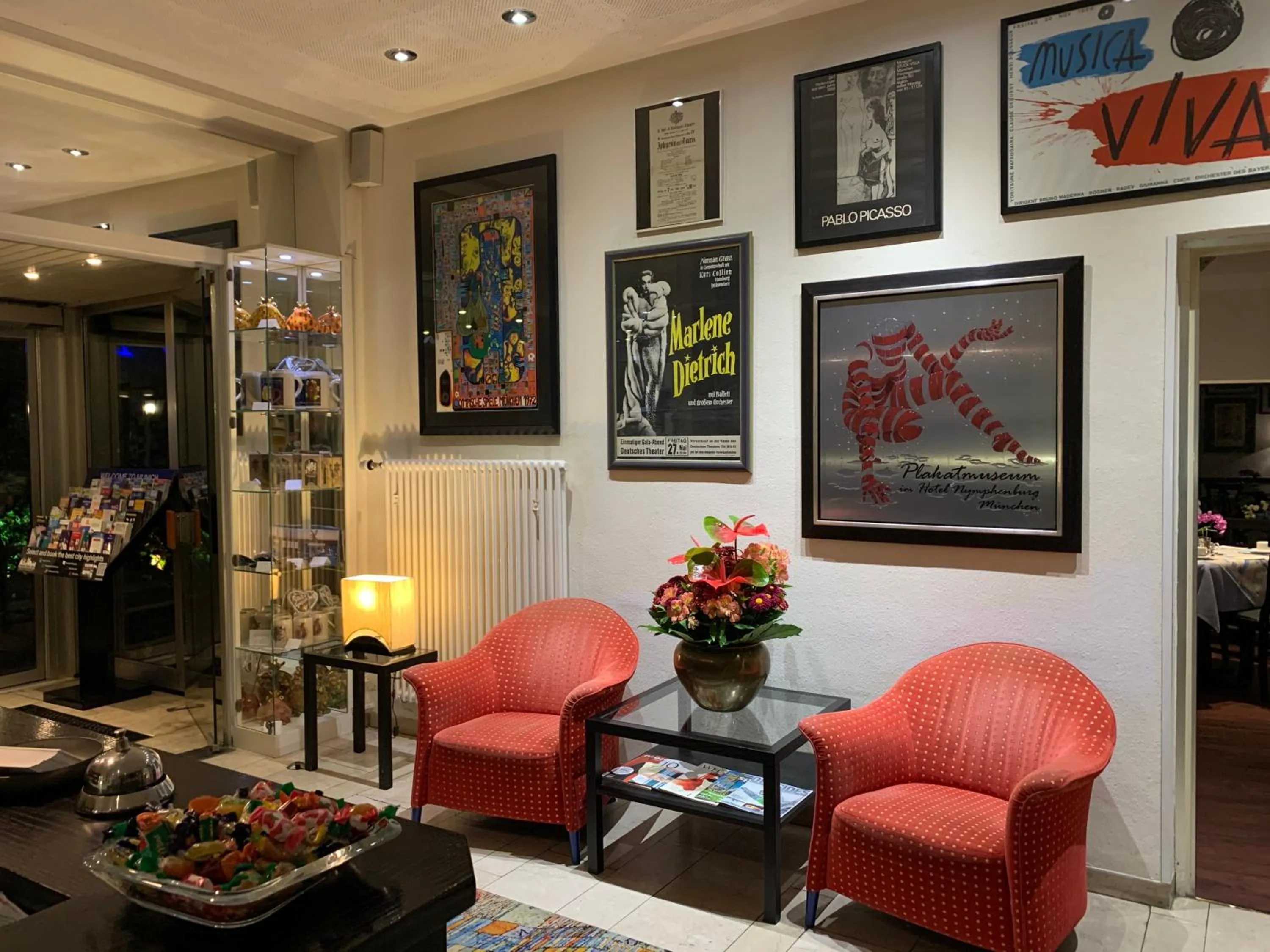 Lobby or reception in Hotel Nymphenburg City - München