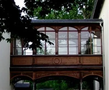 Decorative detail in Gästehaus Villa Seraphinum