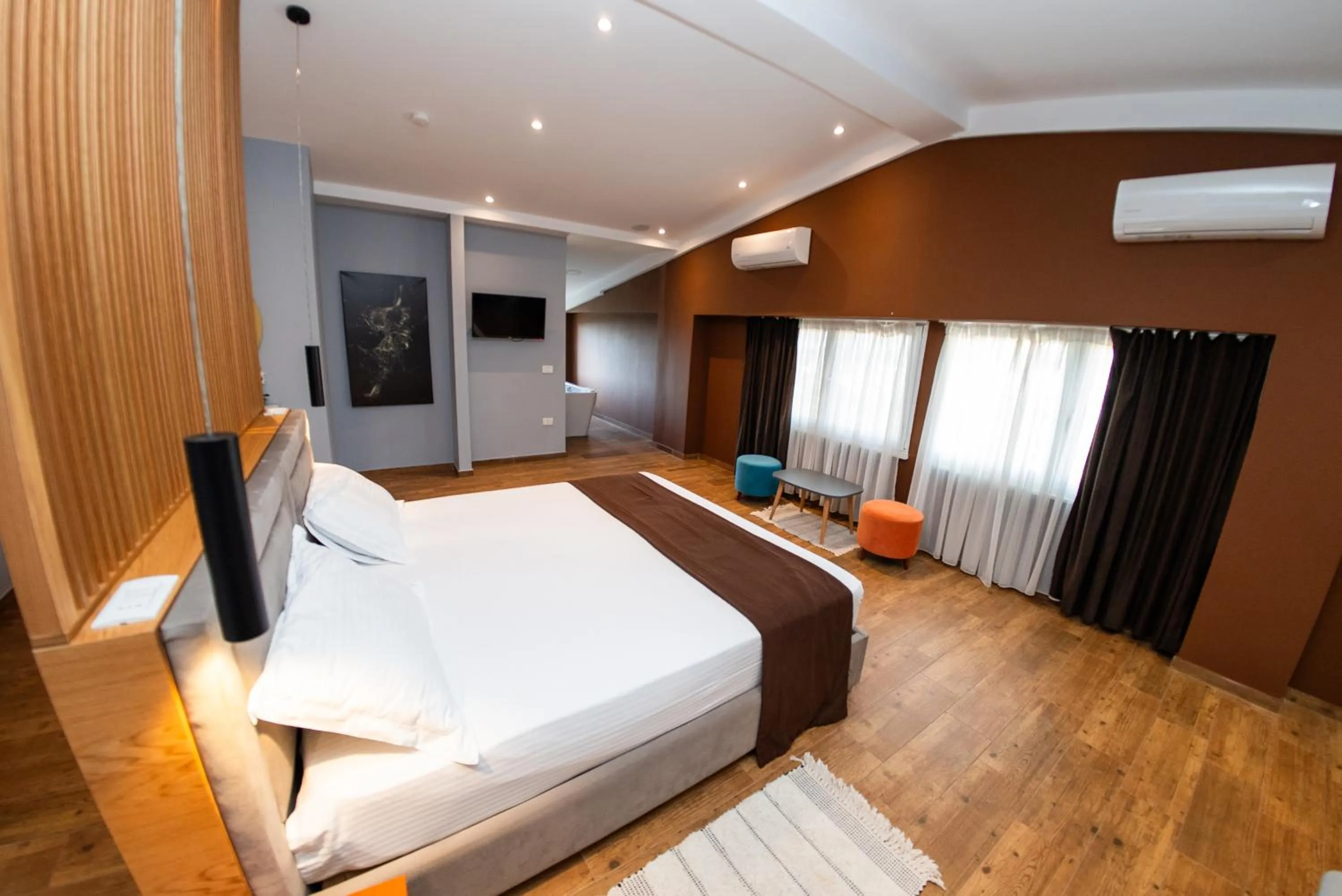 Bed in Olivar Hotel Tirana