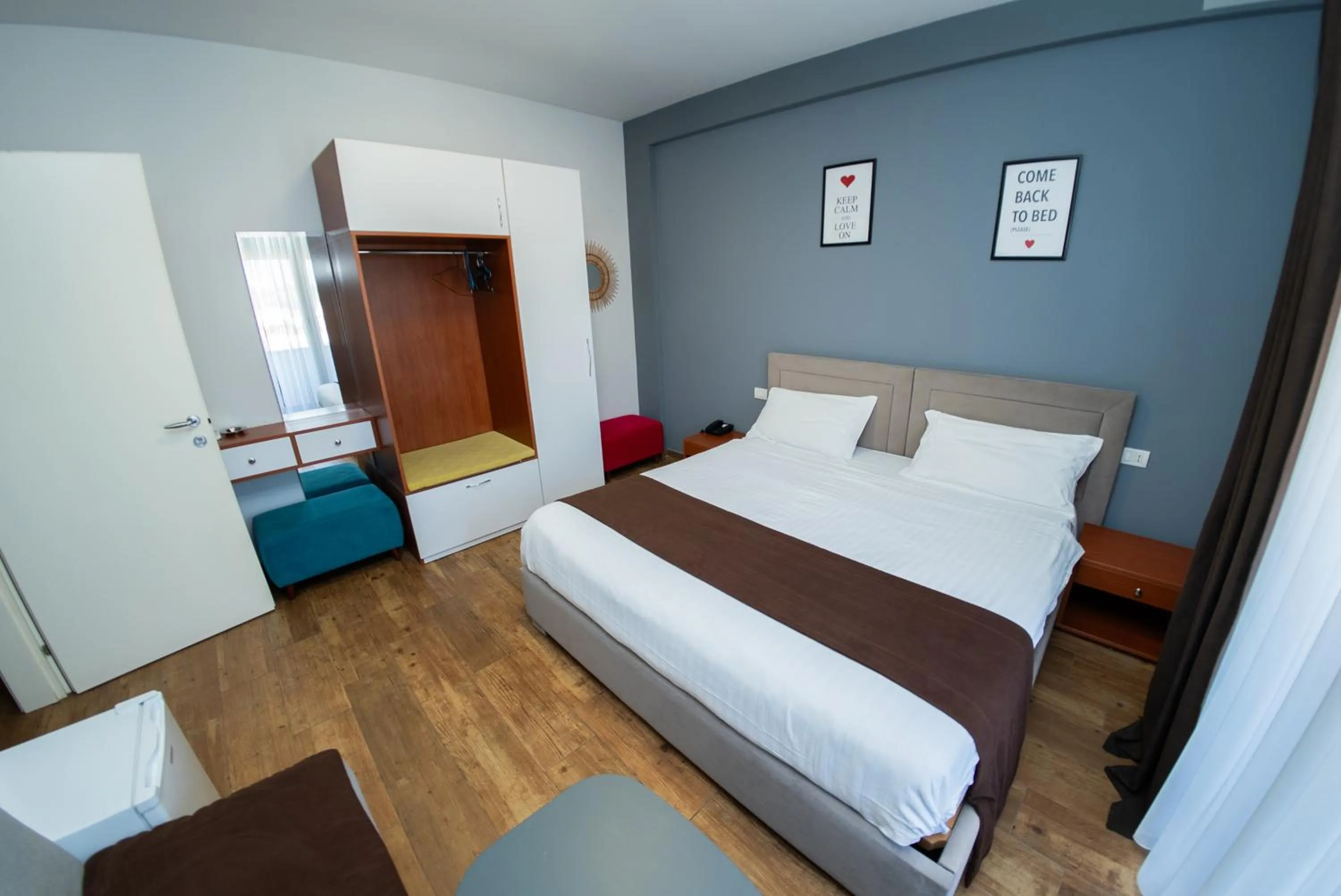 Bed in Olivar Hotel Tirana